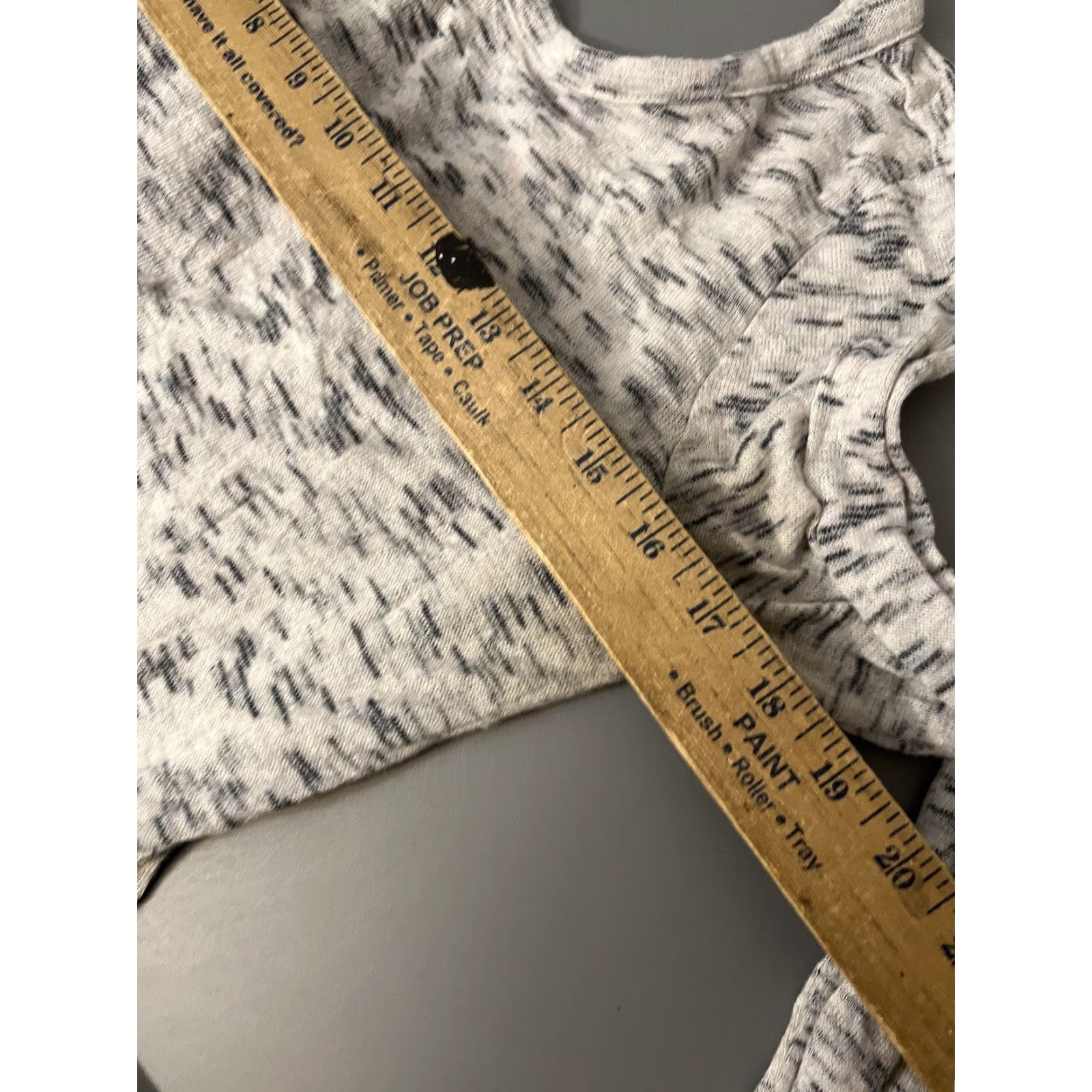 Loft LOFT T-Shirt Women's Small Gray Long Sleeve Knit Open-Back Casual 100% Cotton Basic Size S / US 4 / IT 40 - 5 Thumbnail