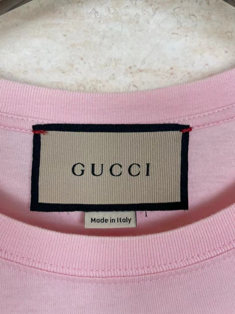 Gucci Gucci Pink banana cat short sleeves 2501-Nextarrow Size US S / EU 44-46 / 1 - 4 Thumbnail