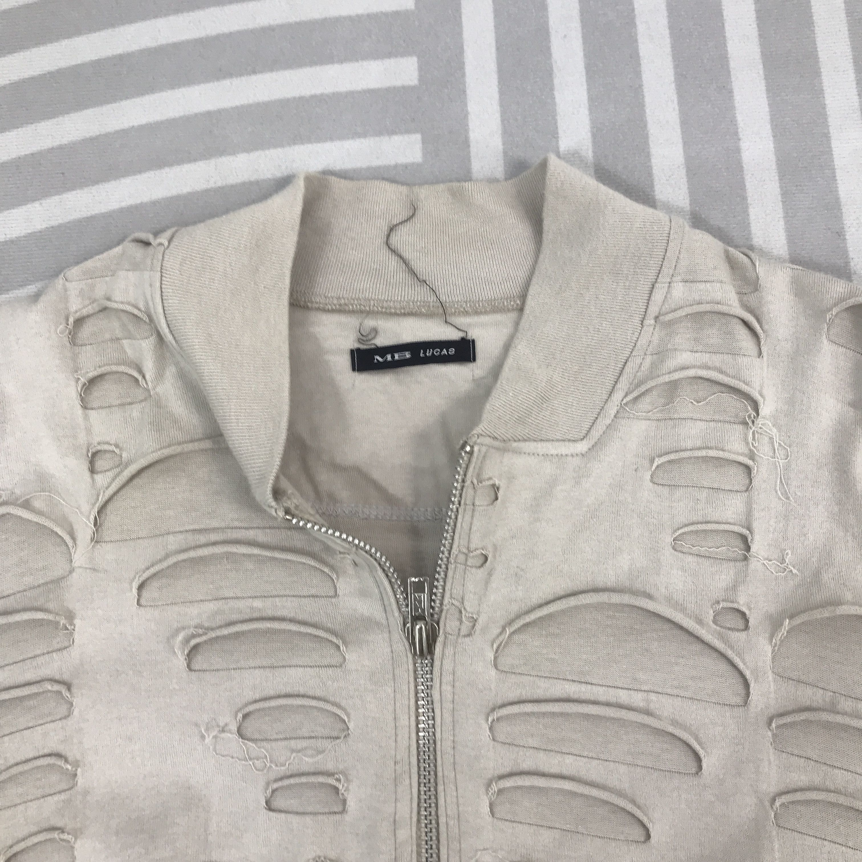Japanese Brand × Vintage Japan MB Lucas Distressed design bomber Jacket Size US L / EU 52-54 / 3 - 7 Thumbnail