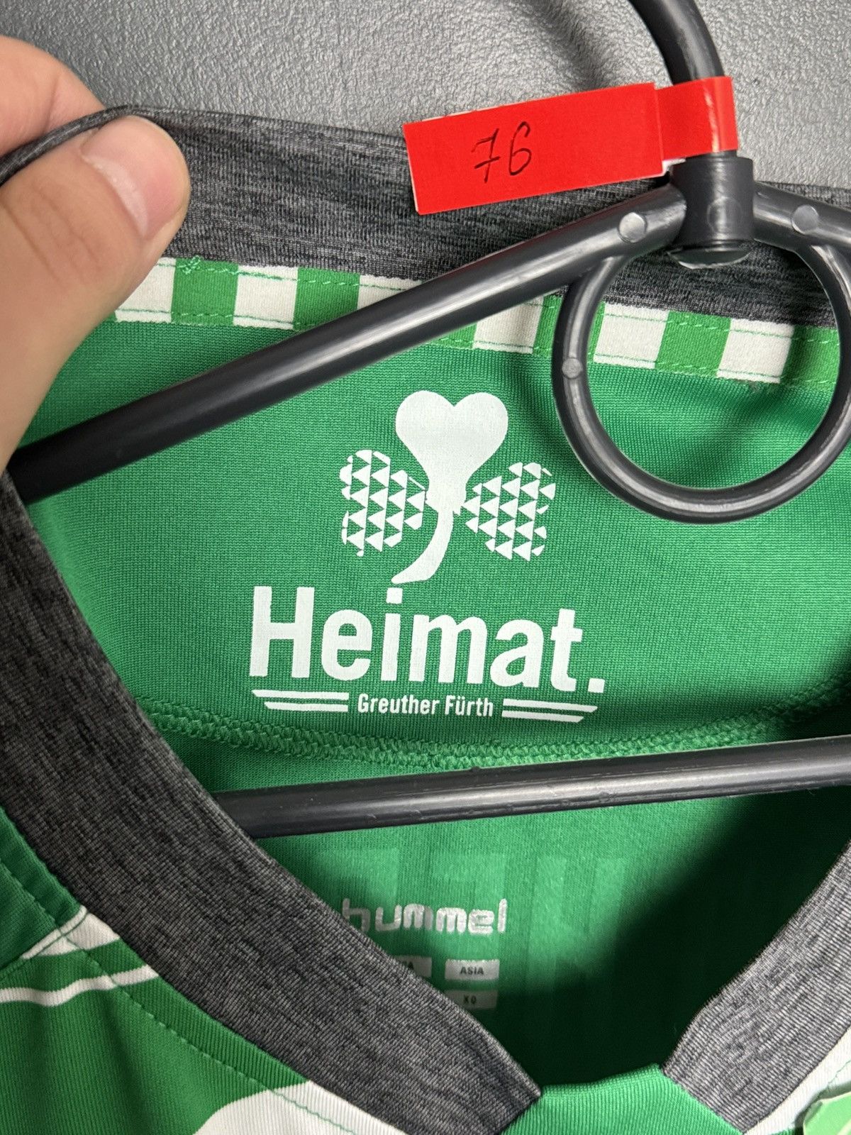 Hummel BNWT Greuther Furth 13/14 Home Football Soccer Jersey Shirt Size US L / EU 52-54 / 3 - 9 Thumbnail
