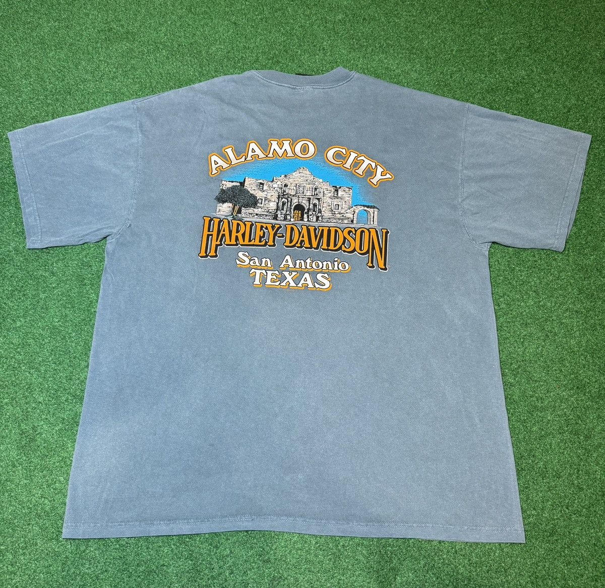 Harley Davidson × Vintage Vtg 90s Harley Davidson 1999 San Antonio Texas Biker T Shirt Size US XL / EU 56 / 4 - 5 Thumbnail