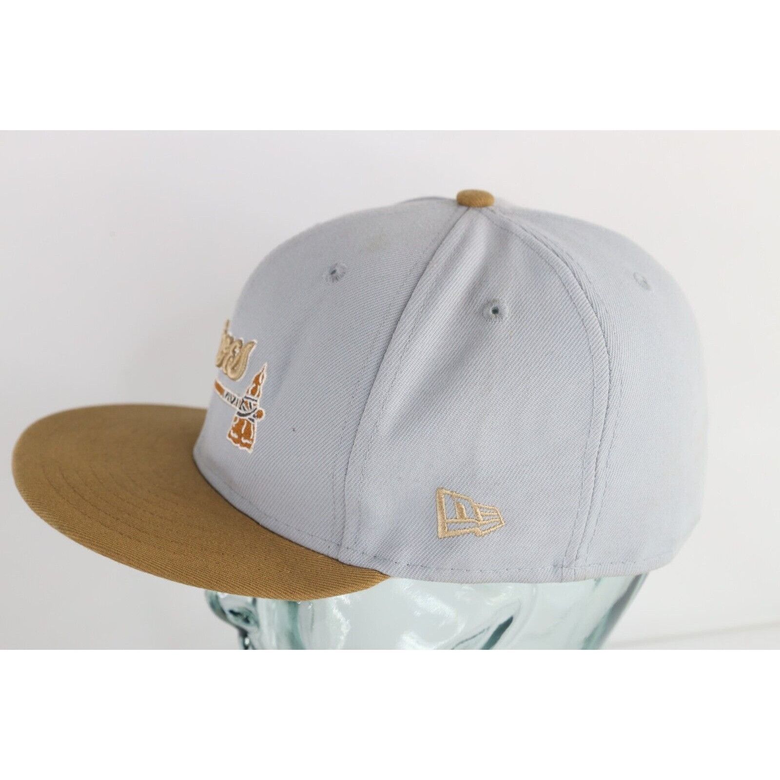 New Era × Vintage Vintage Y2K 2000 All Star Game Spell Out Atlanta Braves Hat Size ONE SIZE - 5 Thumbnail