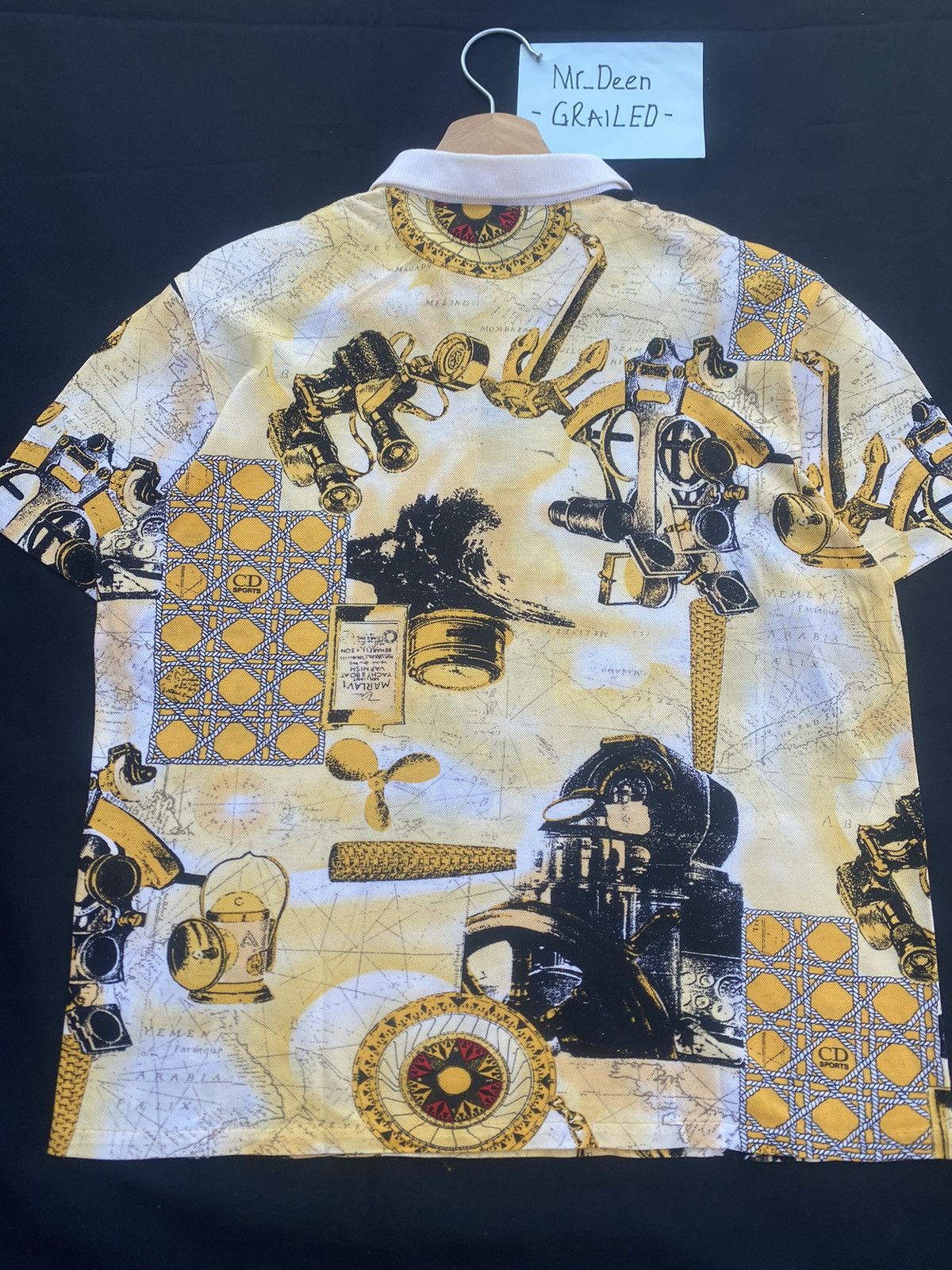 Christian Dior Monsieur Rare Vintage Christian Dior Full Prints Polo Shirt Size US S / EU 44-46 / 1 - 18 Thumbnail