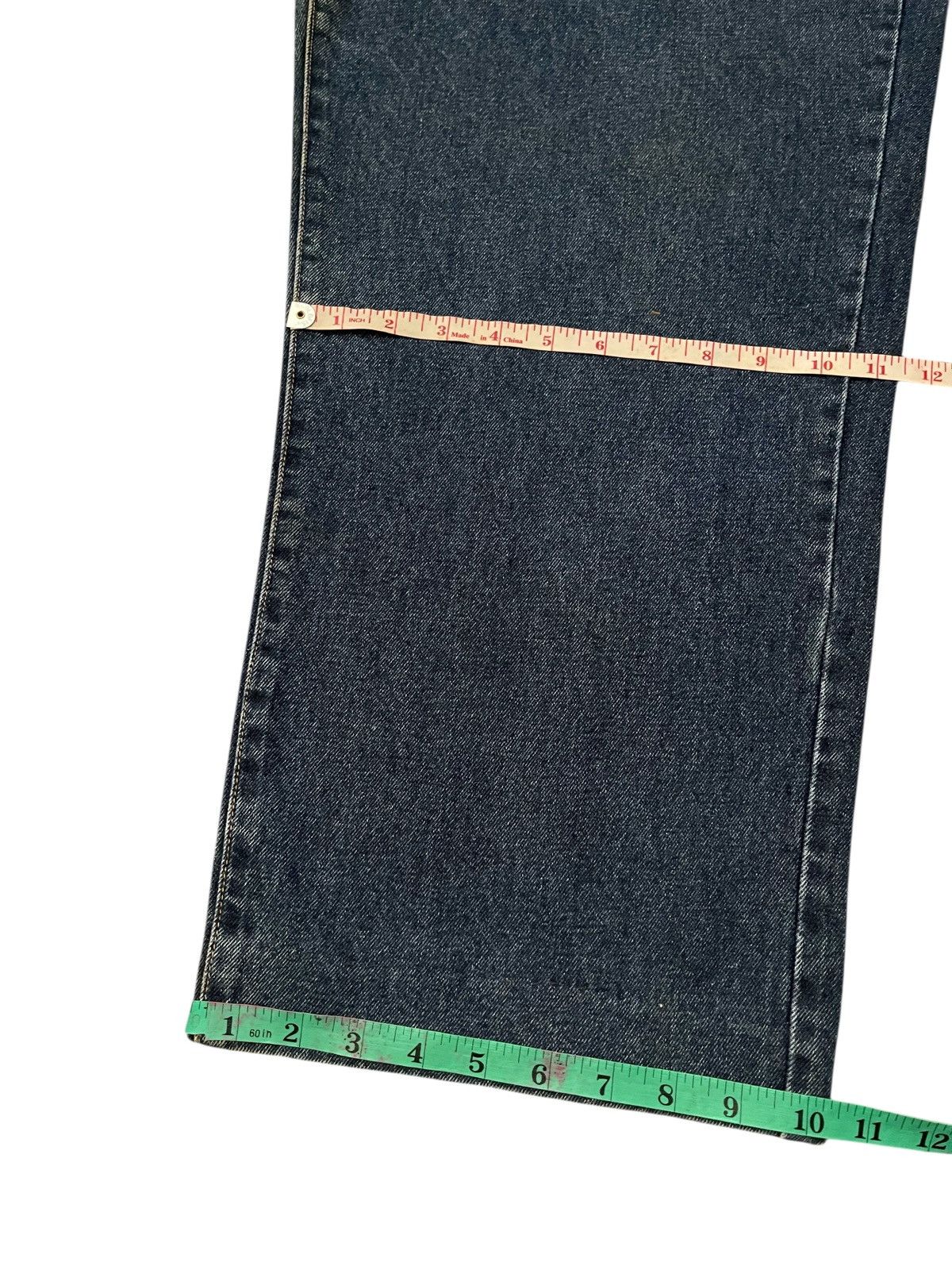 Japanese Brand Machope Blue Denim Baggy Jeans 36x33 Size US 36 / EU 52 - 15 Thumbnail