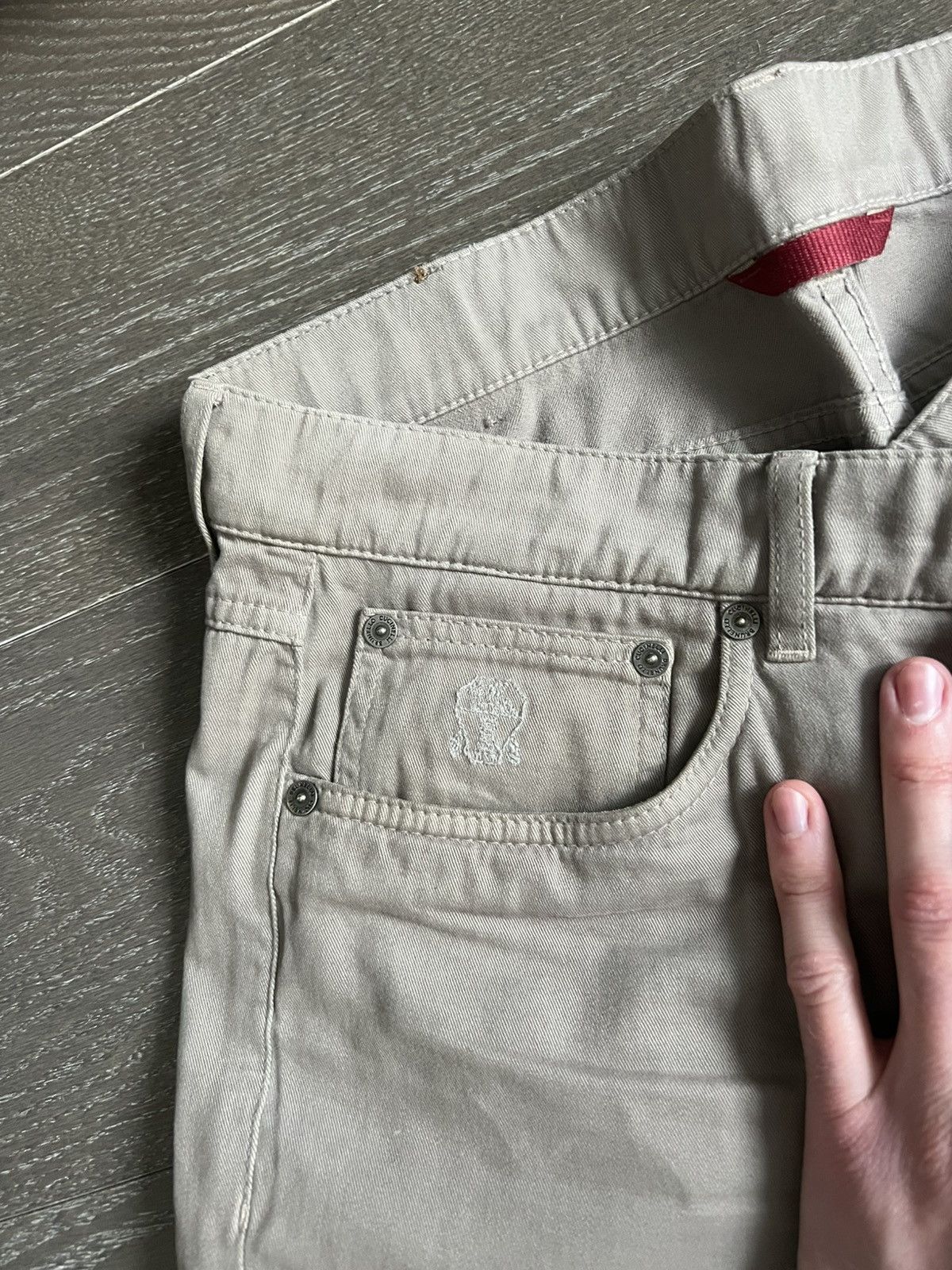 Brunello Cucinelli Soft Cotton Pants 34x32 (IT 50) Size US 32 / EU 48 - 4 Thumbnail