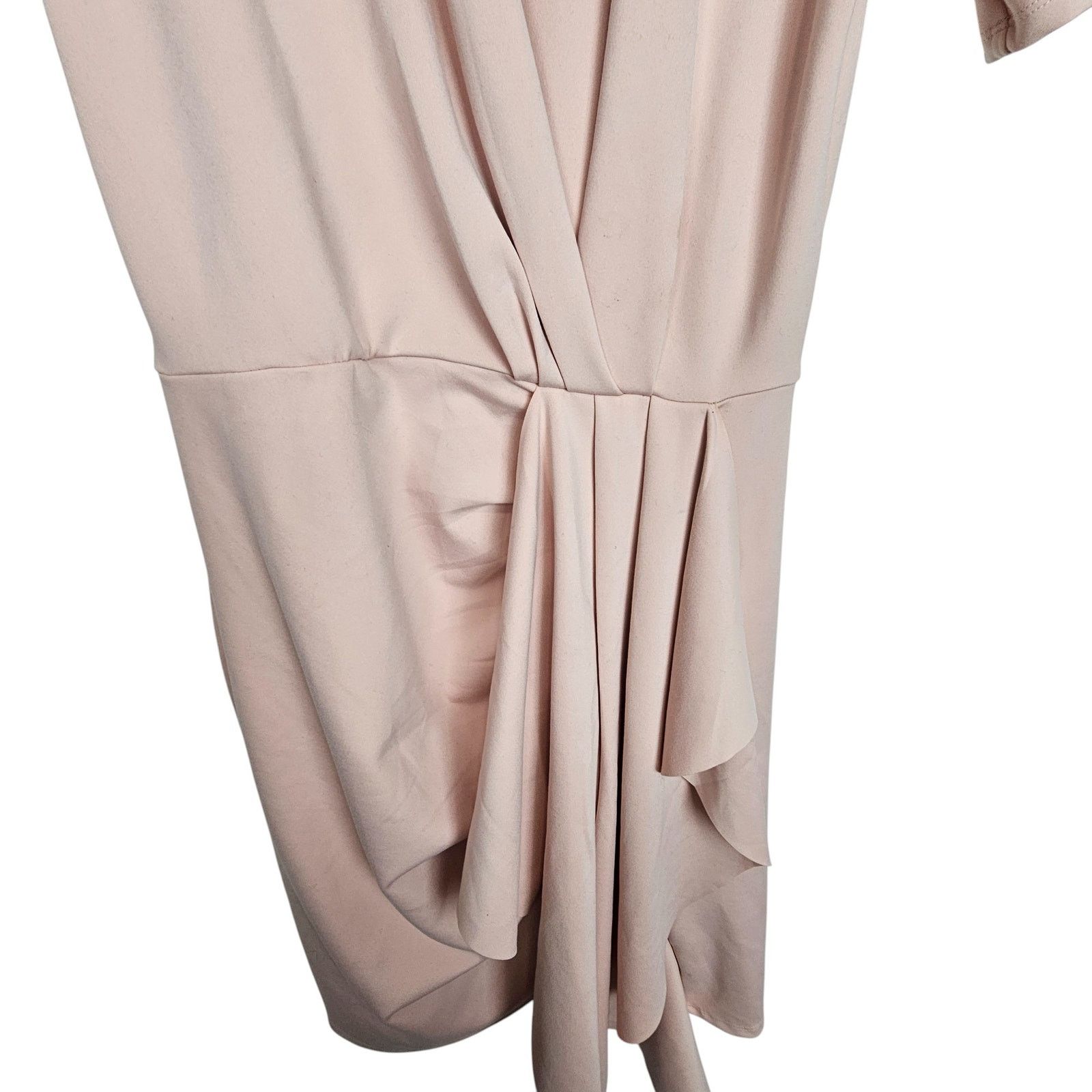 Rachel Gilbert Rachel Parcell Womens Draped Interlock Mini Dress Mini Sz XL Size XL / US 12-14 / IT 48-50 - 4 Thumbnail