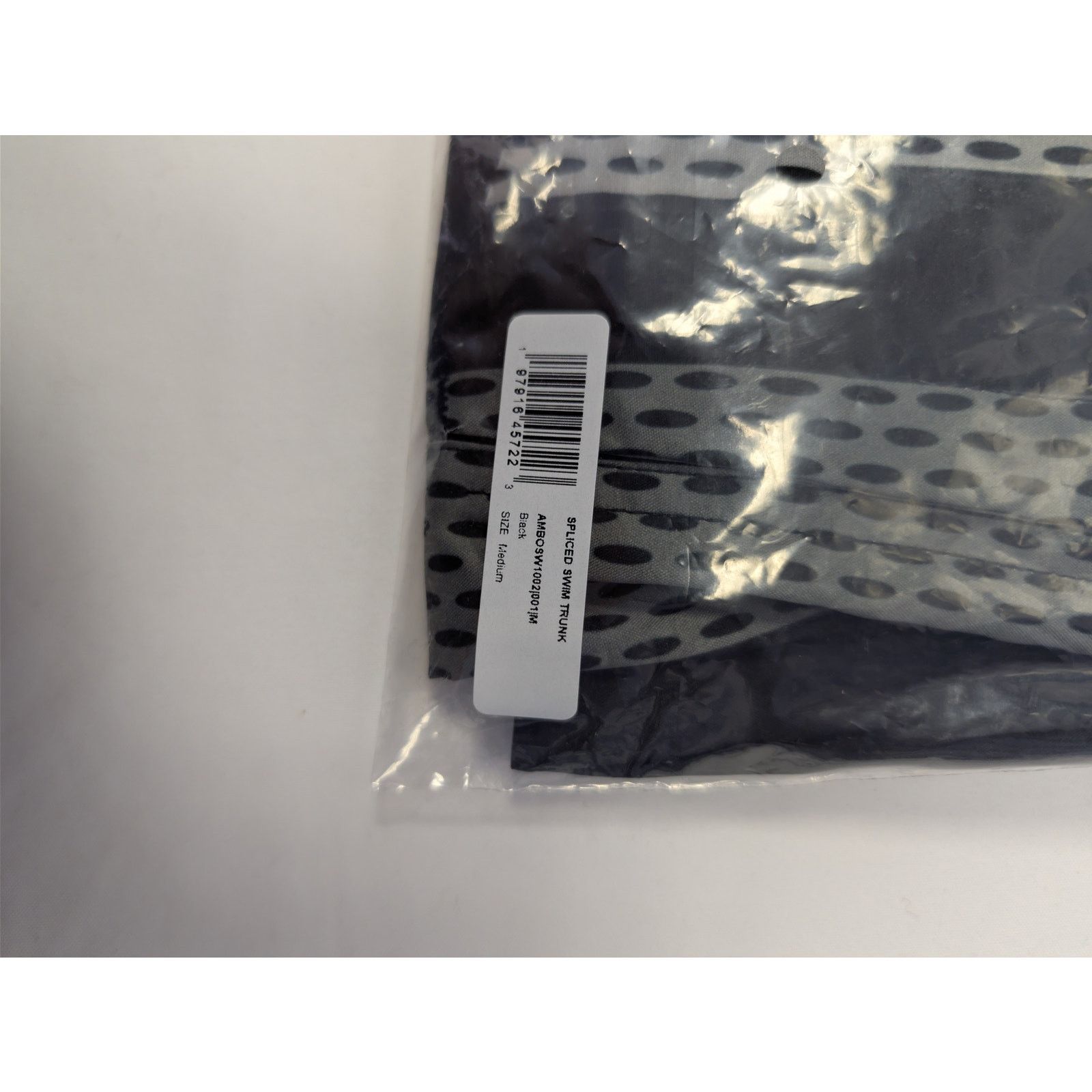 Amiri o1rshd1 Q:2 / Spliced Swim Trunk Shorts in Black Size US 32 / EU 48 - 23 Thumbnail