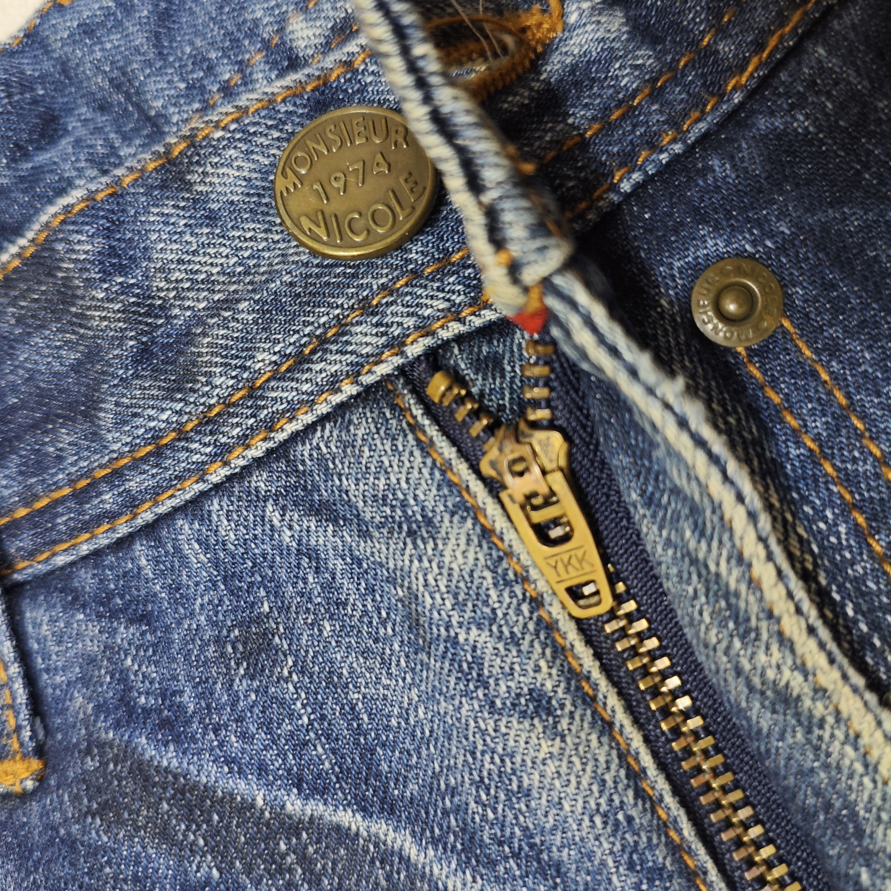 Matsuda MATSUDA MONSIEUR NICOLE Distressed Paint Splatter Jeans Size US 30 / EU 46 - 5 Thumbnail
