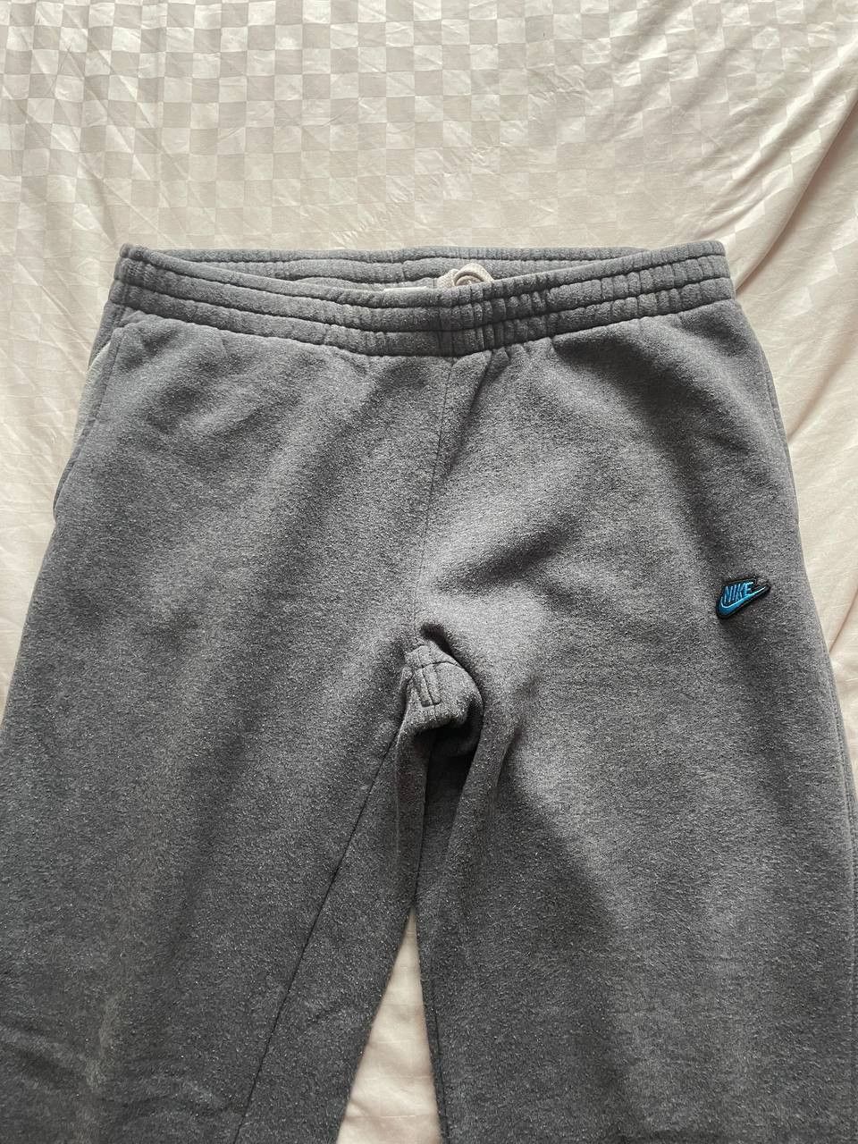 Nike Vintage Nike Sweatpants Mini Swoosh Wide Leg Baggy Drill Size US 33 - 4 Thumbnail