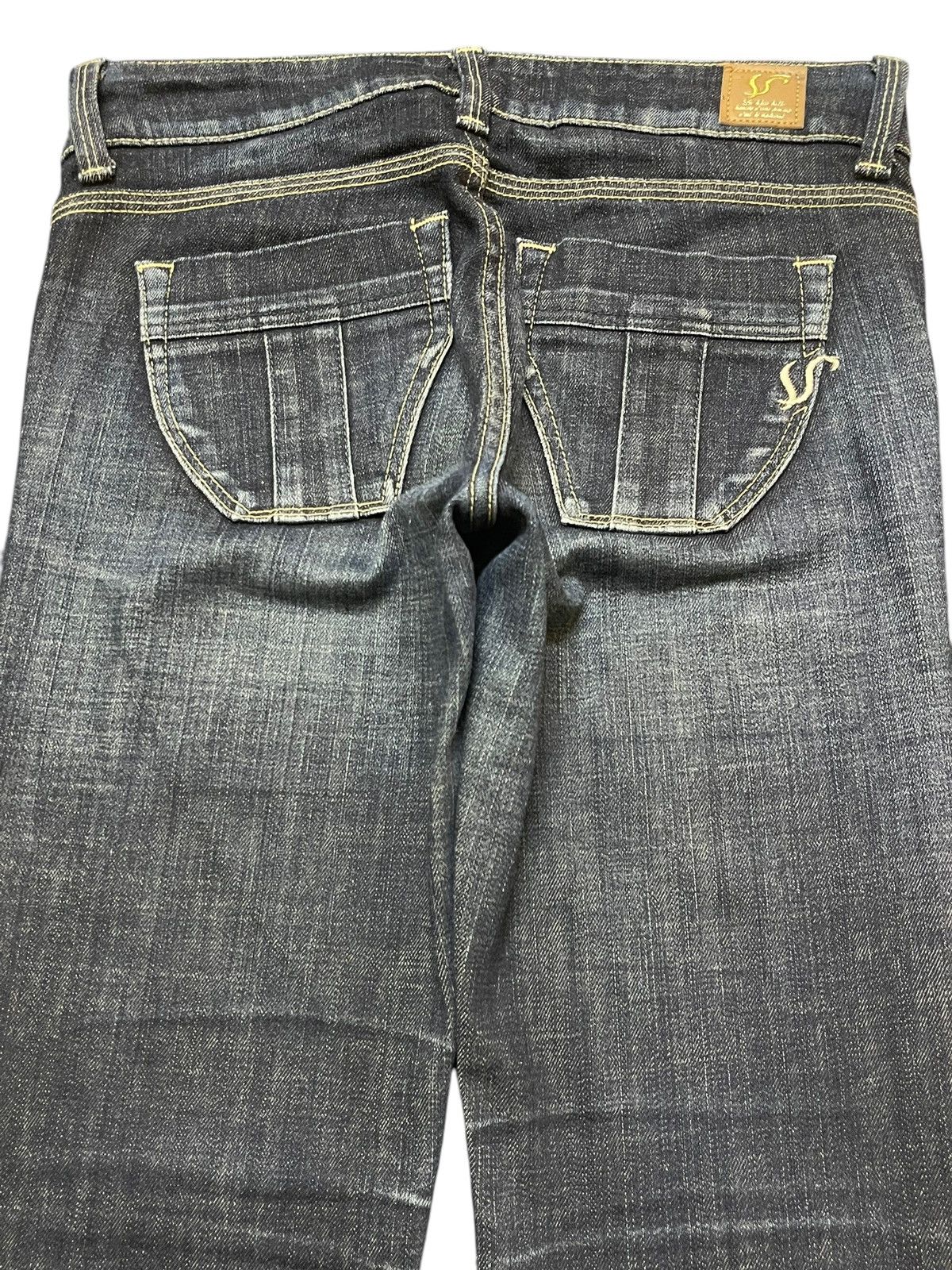 Hysteric Glamour Vintage Japanese Brand Blue Faded Wash Style Bootcut Jeans Size US 30 / EU 46 - 5 Thumbnail