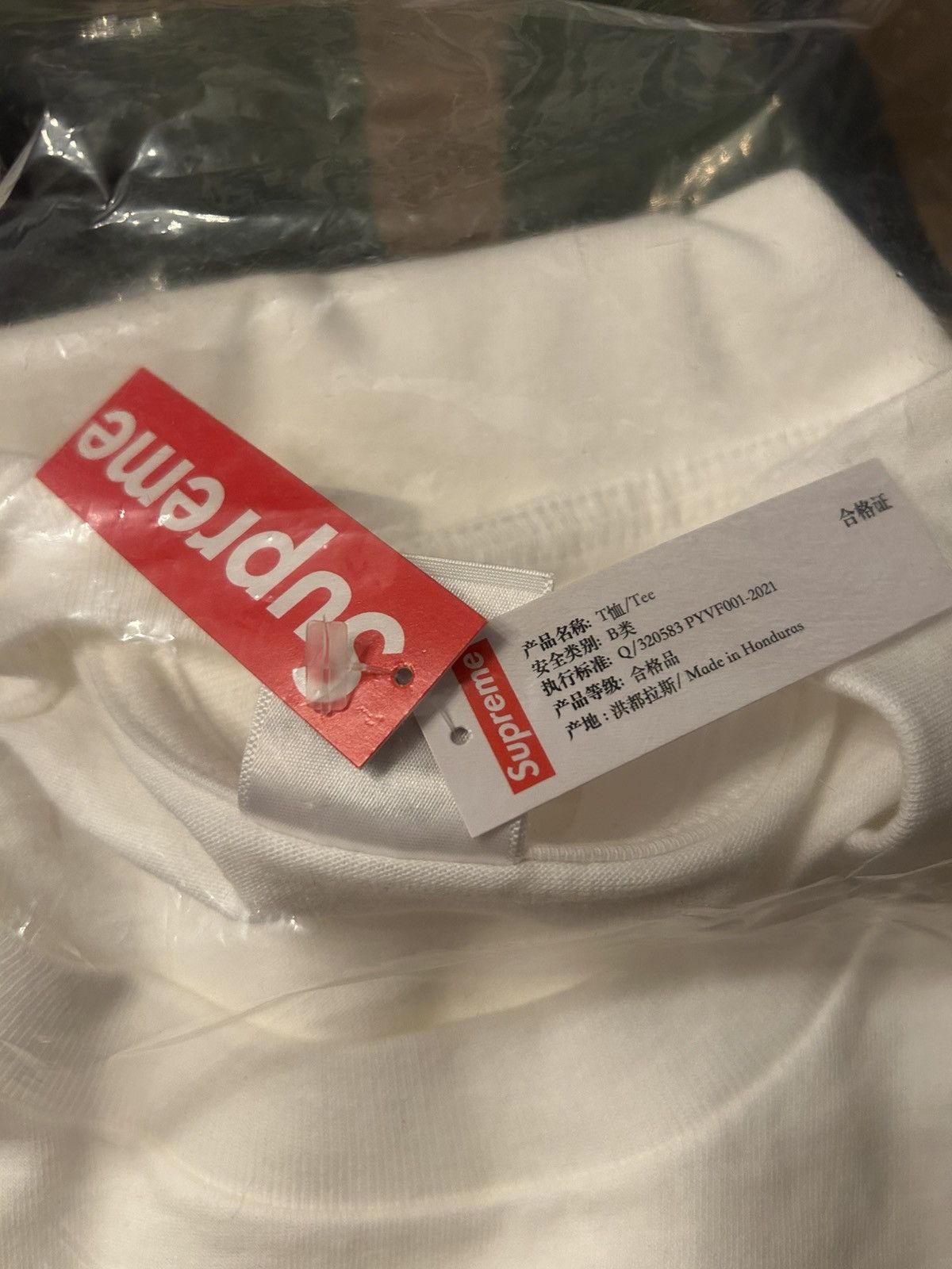 Supreme × Thrasher Supreme Thrasher Back Tail Tee White XL FW24 Size US XL / EU 56 / 4 - 8 Thumbnail