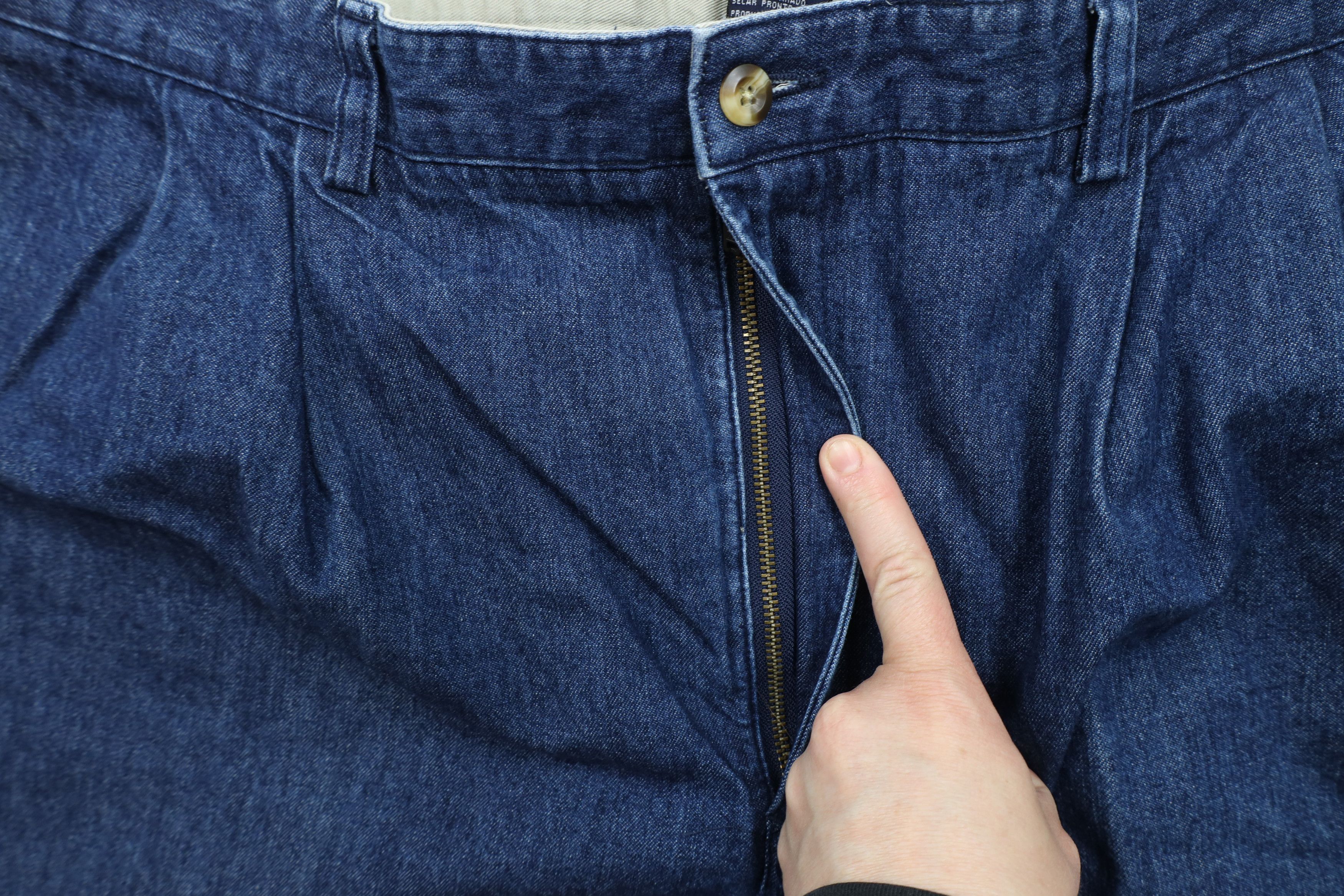 Tommy Hilfiger × Vintage Vintage Y2K 2001 Tommy Hilfiger Pleated Wide Leg Denim Jeans Size US 42 / EU 58 - 7 Thumbnail