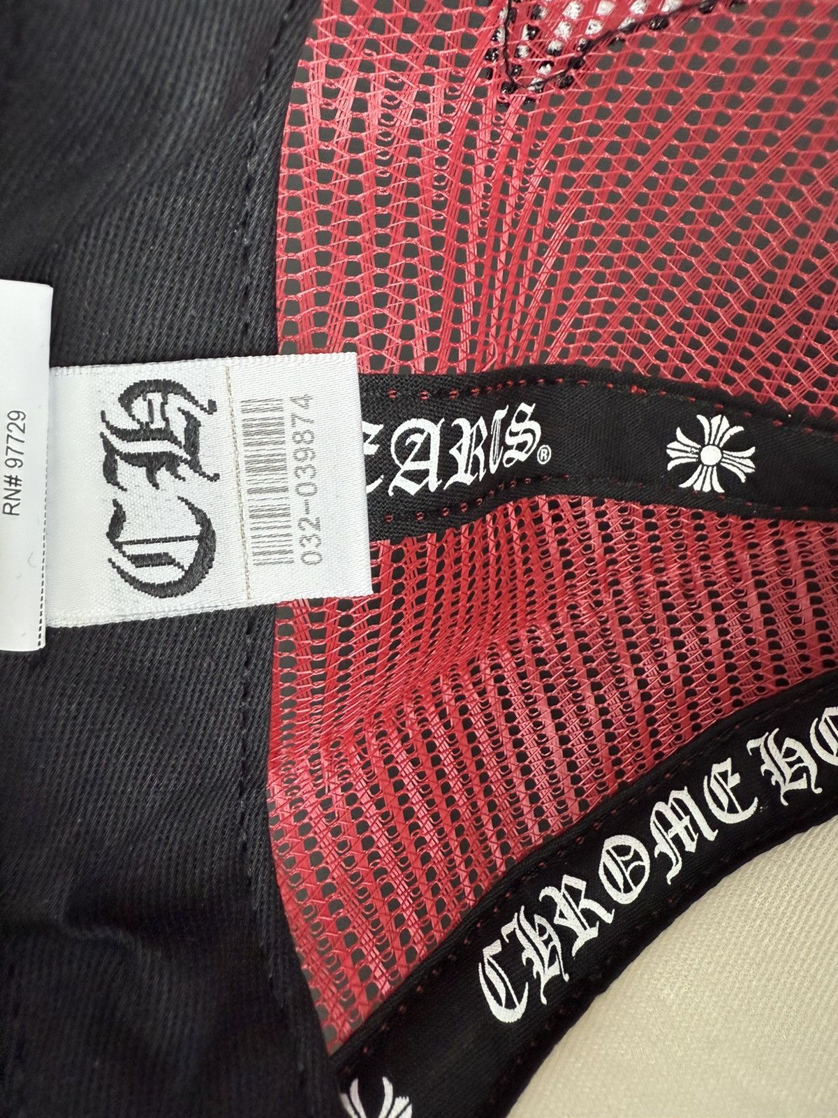 Chrome Hearts Chrome Hearts King Taco Trucker Hat Red/White Size ONE SIZE - 9 Thumbnail