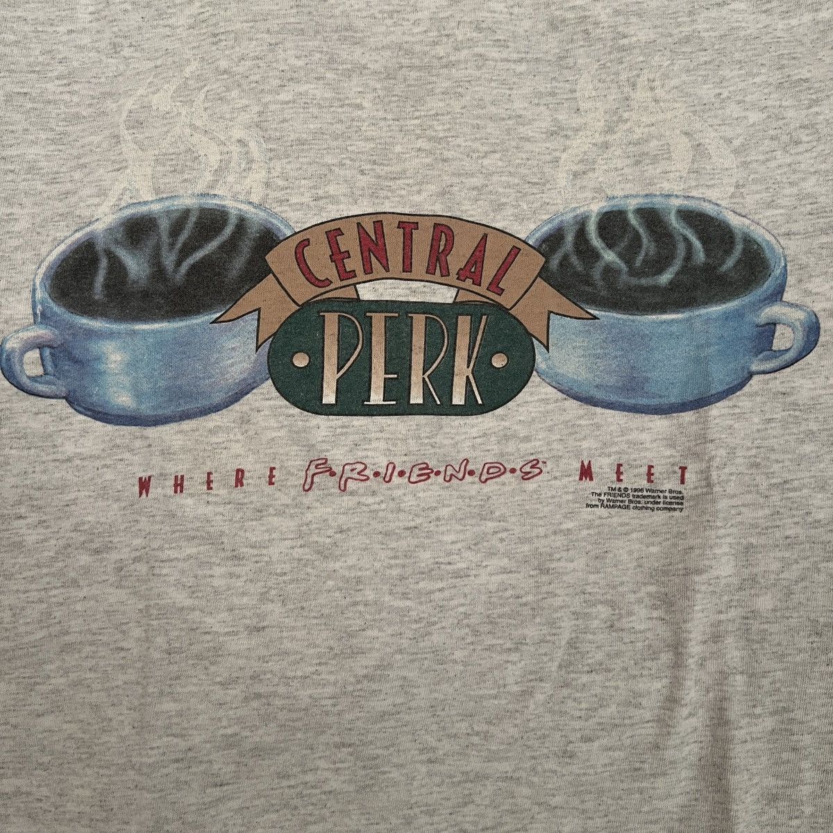 Vintage Vintage Central Perk Cafe Friends Tv Show 1996 Size US L / EU 52-54 / 3 - 2 Thumbnail