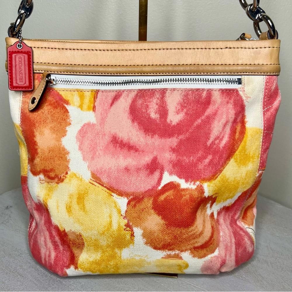 Coach Coach Ashley Hippie Floral Canvas Watercolor Bag Size ONE SIZE - 2 Thumbnail
