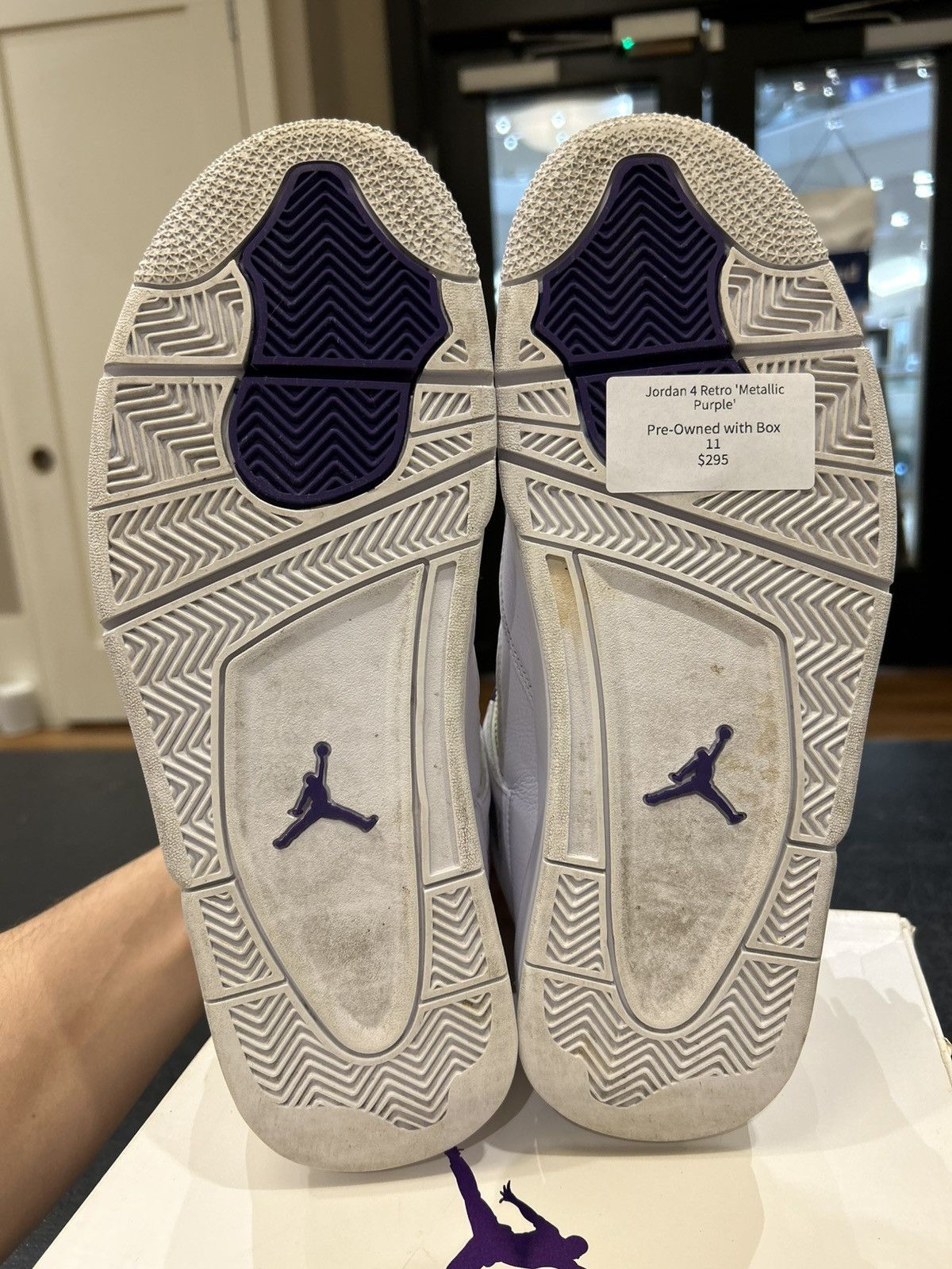 Jordan Brand Jordan 4 Retro ‘Metallic Purple’ Size US 11 / EU 44 - 5 Thumbnail