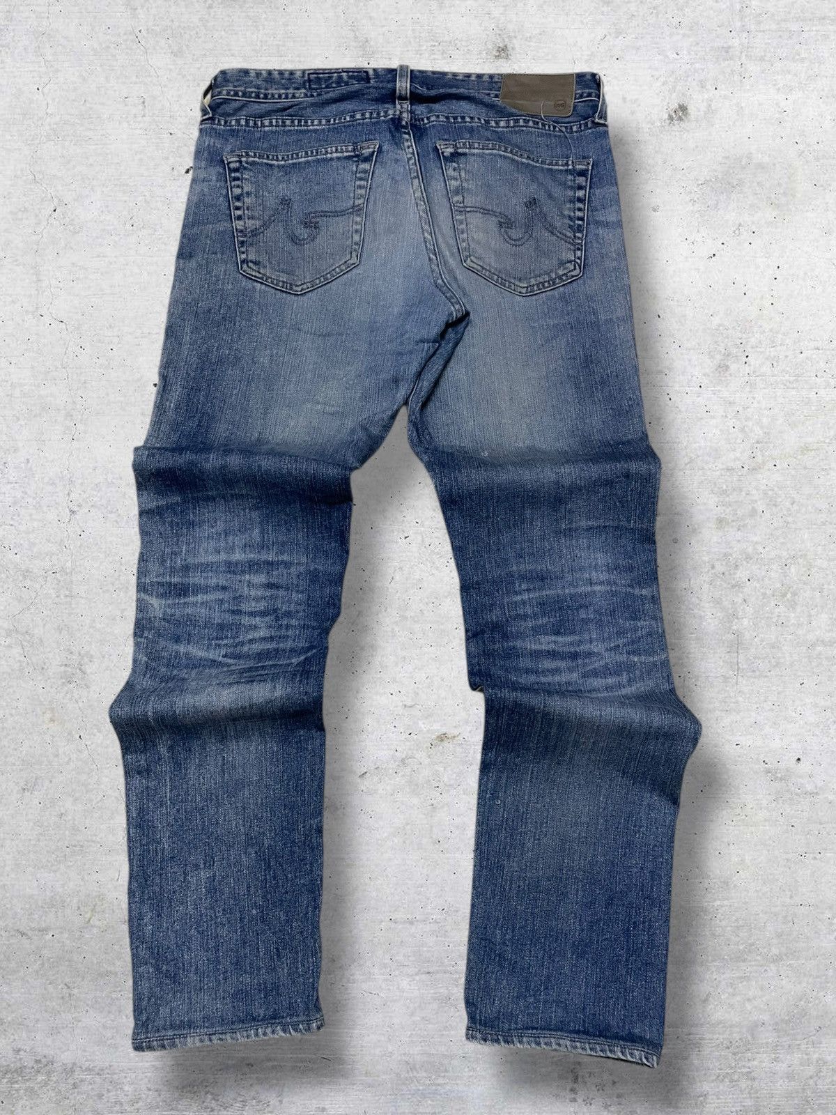 Japanese Brand VINTAGE ADRIANO GOLDSCMED RIPPED DIRTY GRUNGE SKINNY DENIM Size US 31 - 9 Thumbnail