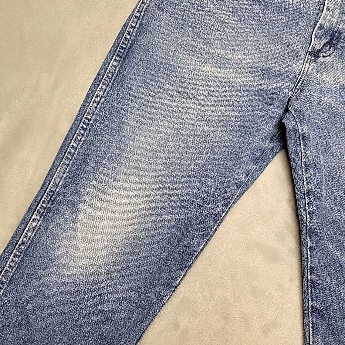 Wrangler Wrangler Jeans Mens 32 Blue Men 32x30 Faded Whiskered Denim Cowboy Western 1013MWZ Size US 32 / EU 48 - 4 Thumbnail