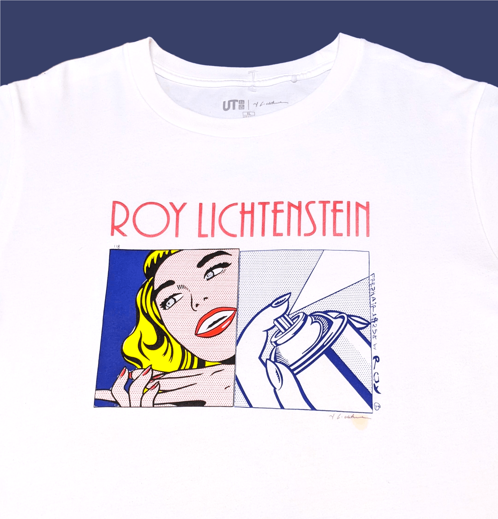 Keith Haring × Vintage Rob Lichtensein Artwork Girl / Spraycan T shirt Size US M / EU 48-50 / 2 - 1 Thumbnail