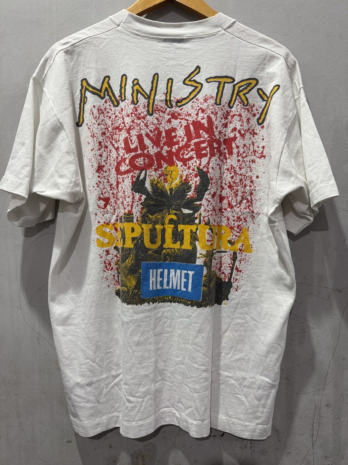 Band Tees Vintage Ministry x Sepultura x Helmet Size US L / EU 52-54 / 3 - 5 Thumbnail