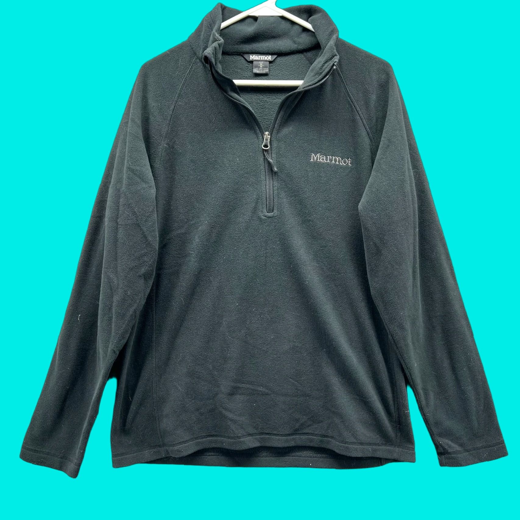 Marmot Marmot Sweater Mens M Black Half Zip Fleece Pullover Jacket Warm 1/2 Pullover All Seasons Size US M / EU 48-50 / 2 - 1 Thumbnail