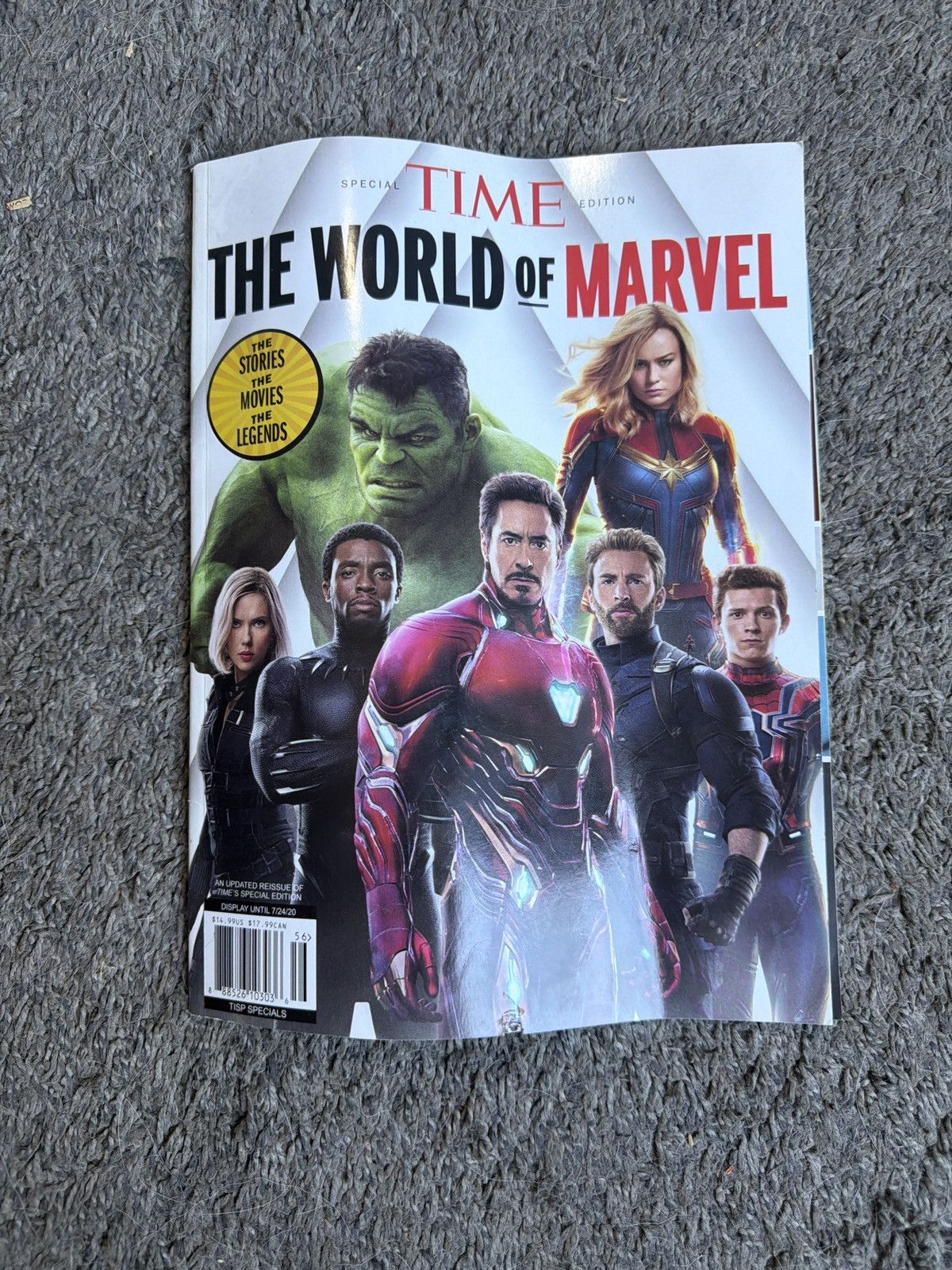 Marvel Comics 2019 Time The World Of Marvel Special Edition Size ONE SIZE - 1 Thumbnail