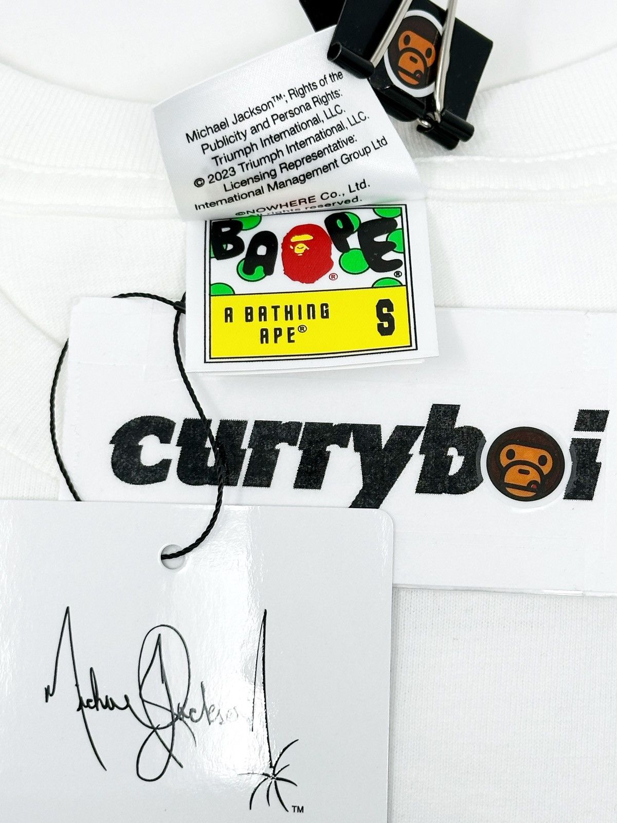 Bape BAPE x Michael Jackson Tee White Size US S / EU 44-46 / 1 - 6 Thumbnail