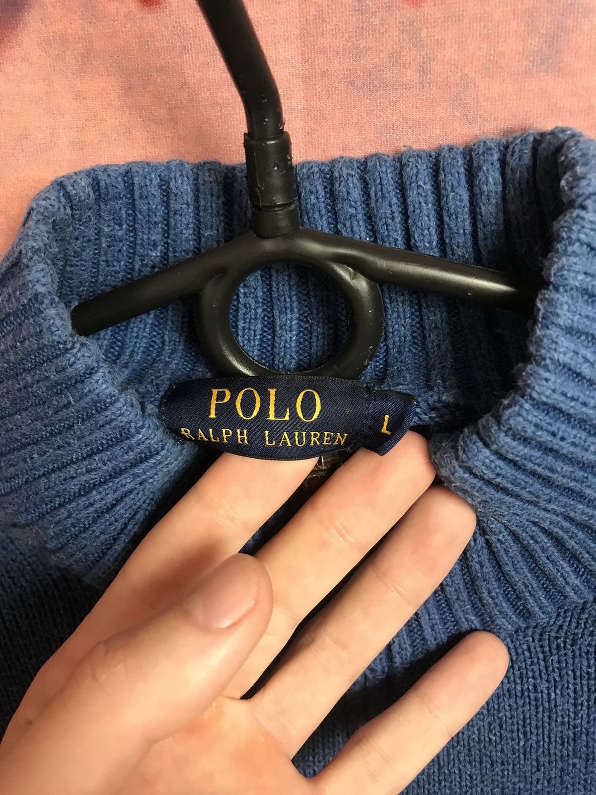 Vintage Vintage Polo Ralph Lauren luxury sweater Size US L / EU 52-54 / 3 - 3 Thumbnail