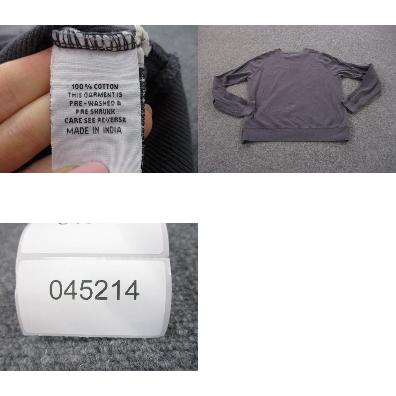 Rusty Rusty Shirt Mens L Gray Henley Outdoors Workwear Casual Textured Size US L / EU 52-54 / 3 - 8 Thumbnail
