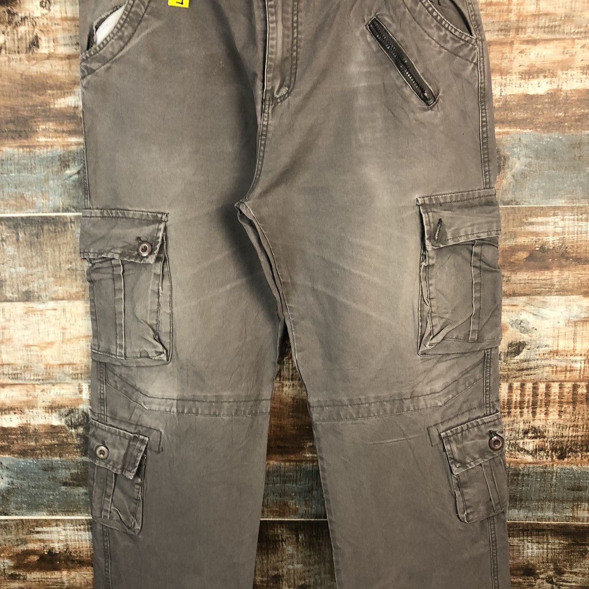 Japanese Brand DL Japanese Brand Brown Cargo Multipocket Pants #C657 Size US 36 / EU 52 - 5 Thumbnail