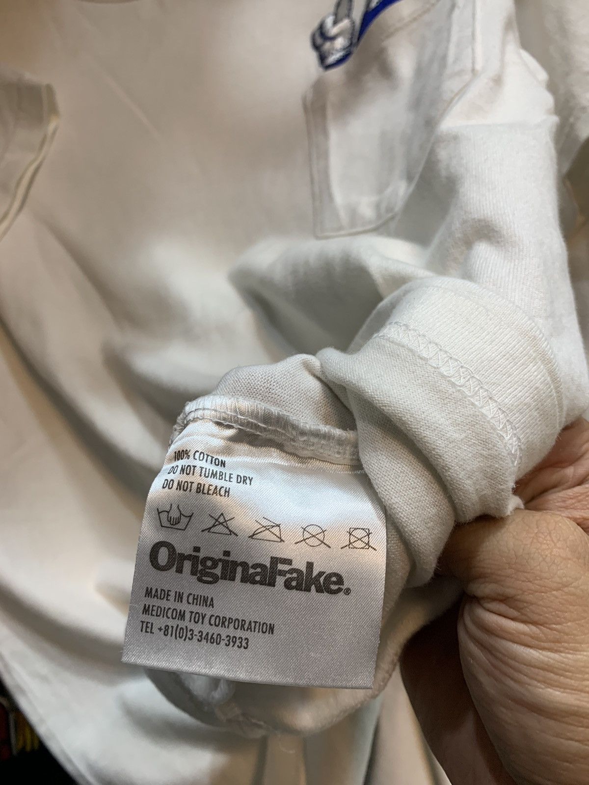 Kaws × Original Fake Original Fake x Colette pocket tee Size US M / EU 48-50 / 2 - 8 Thumbnail