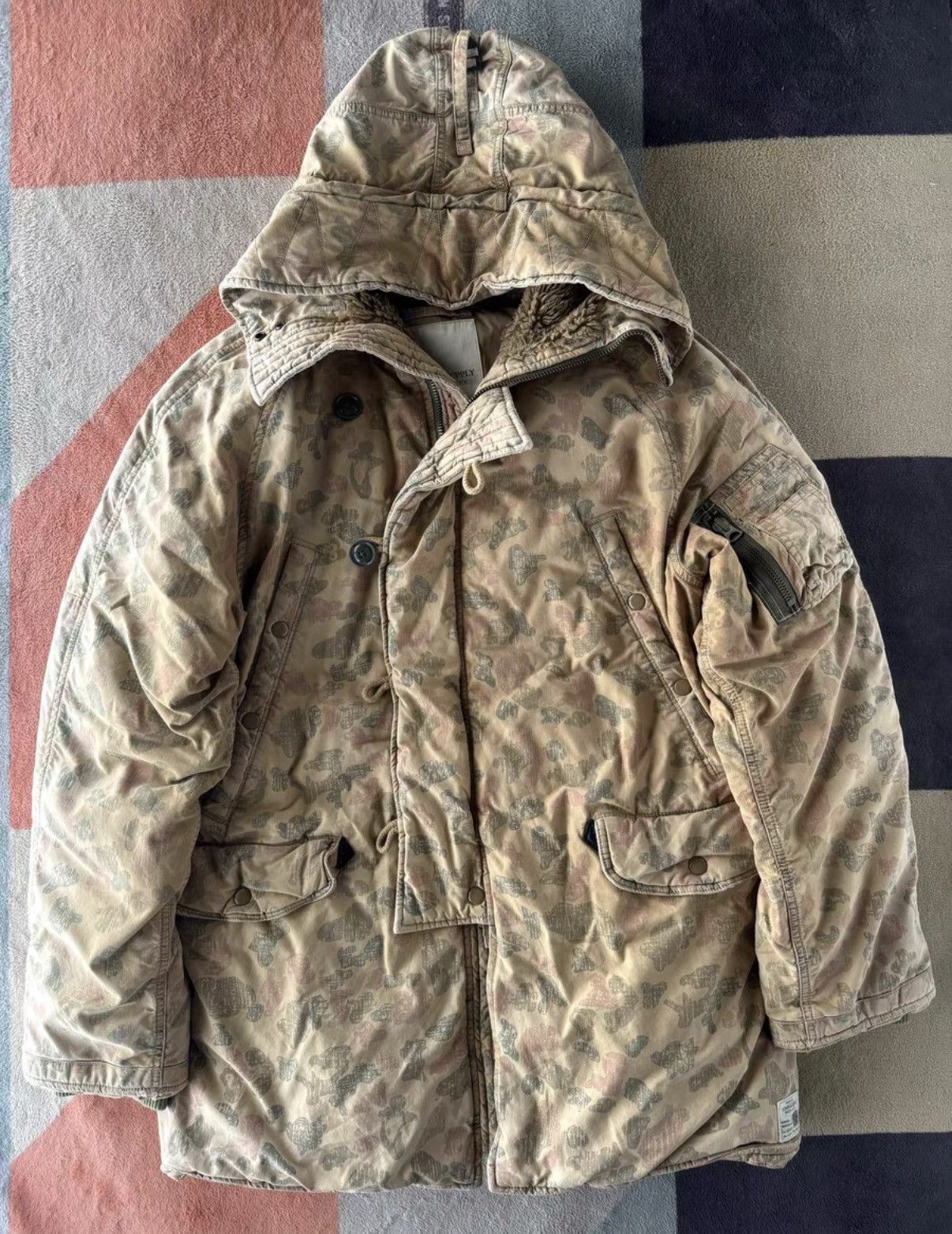 Denim & Supply Ralph Lauren Denim & Supply Indian Camo N3B Down Coat Ralph Lauren K22 Size US S / EU 44-46 / 1 - 3 Thumbnail