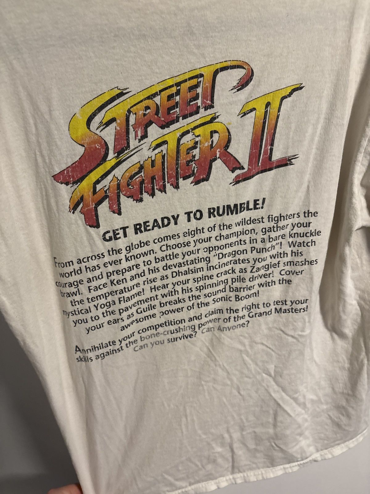 Vintage Vintage Streetfighter T Shirt 1991 Size L Size US L / EU 52-54 / 3 - 2 Thumbnail