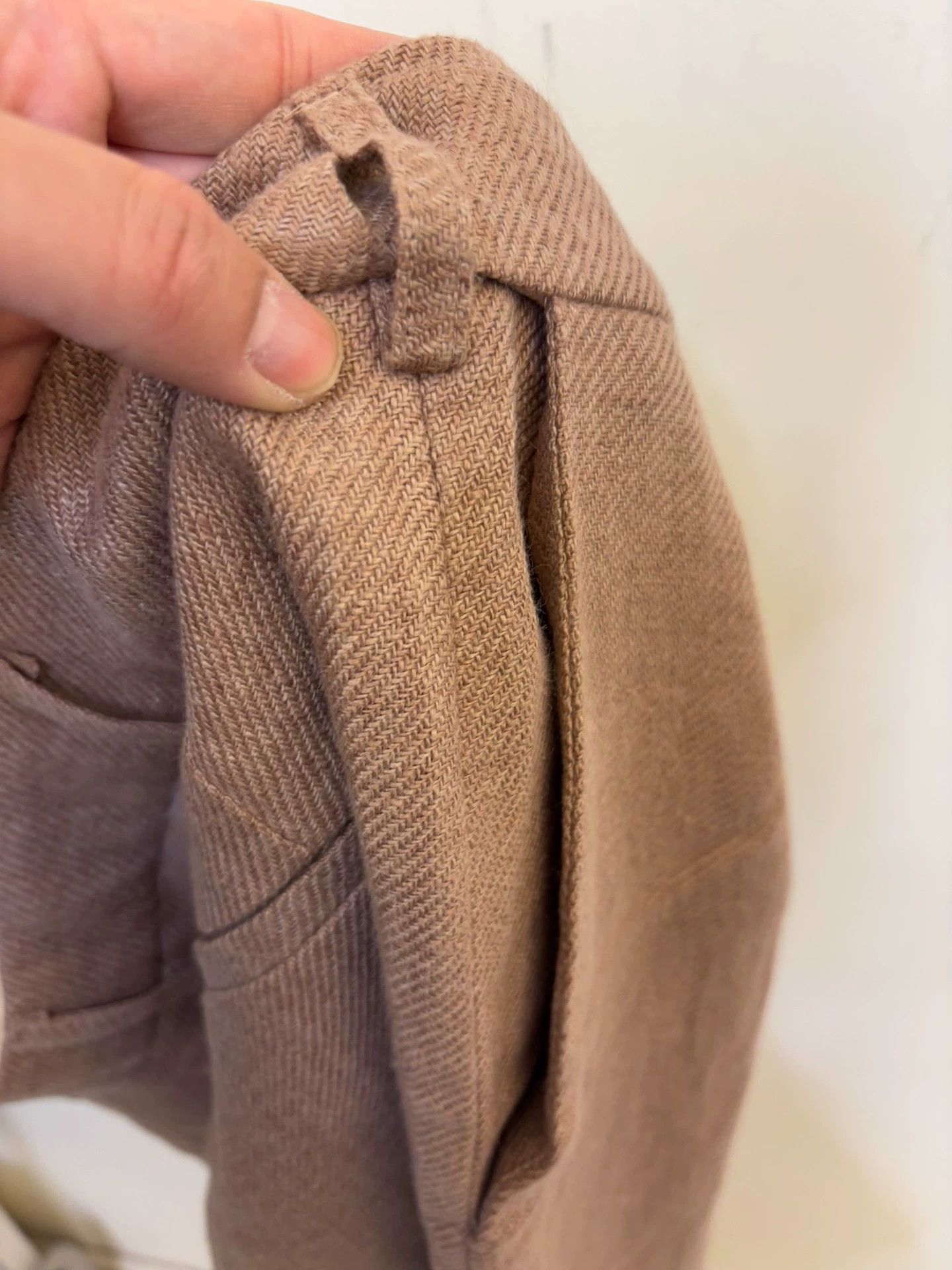Magliano Magliano Thick Linen Elastic Waist Pants w/ Pearl Button (L) Size US 34 / EU 50 - 9 Thumbnail