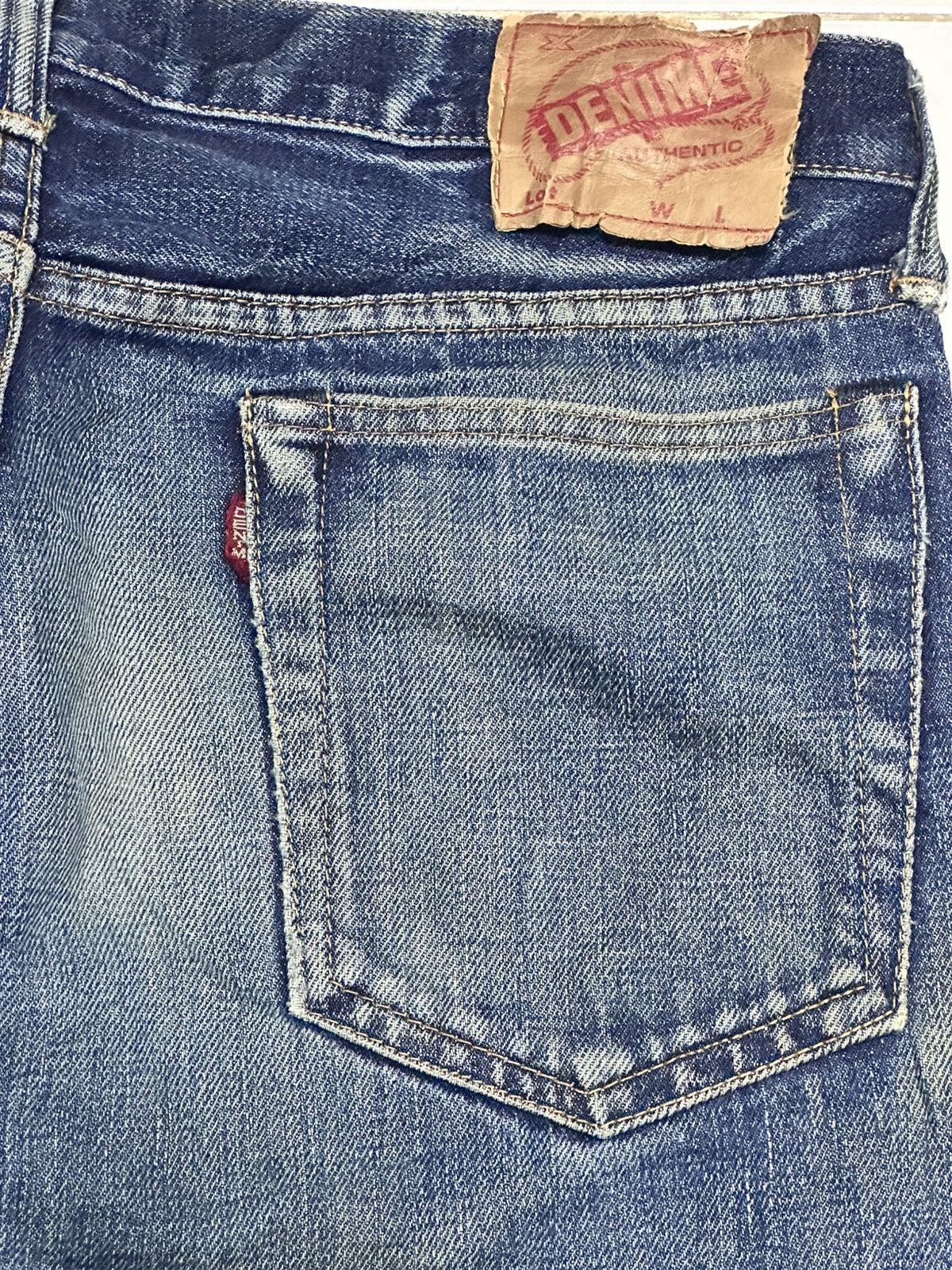 Denime × Japanese Brand × Vintage Denime 80's Vintage Wideleg Jeans With Mudwash Stye Size US 32 / EU 48 - 7 Thumbnail