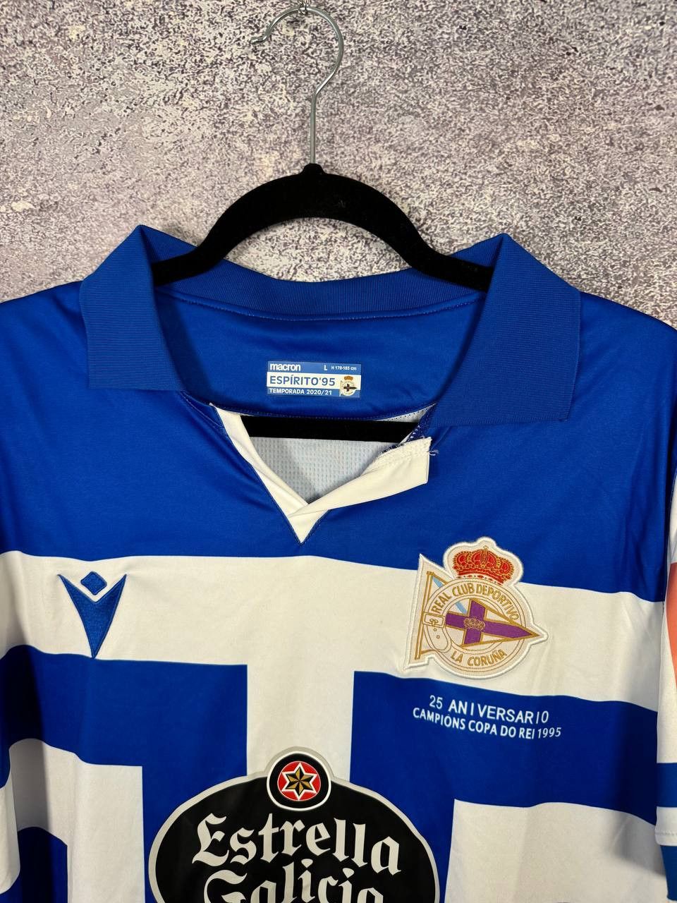 Macron × Vintage Deportivo de La Coruna 2020/21 Macron Soccer Jersey Size US L / EU 52-54 / 3 - 11 Thumbnail