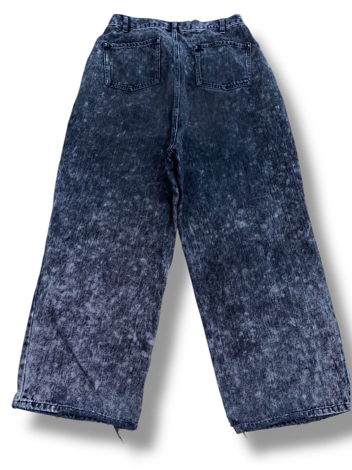 Japanese Brand Japanese Brand Acid Black Wash Style Baggy Jeans Size US 28 / EU 44 - 3 Thumbnail