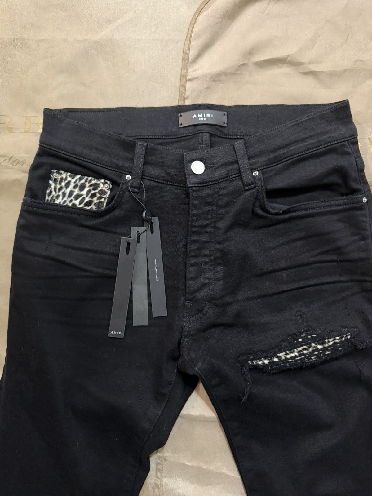 Amiri Amiri Leopard Mx1 Skinny jeans size 30 Size US 30 / EU 46 - 3 Thumbnail