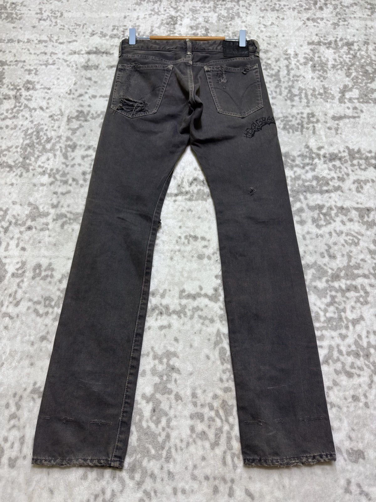Hysteric Glamour Hysteric Glamour Metal Warrior Printed Distressed Ripped Size US 28 / EU 44 - 2 Thumbnail