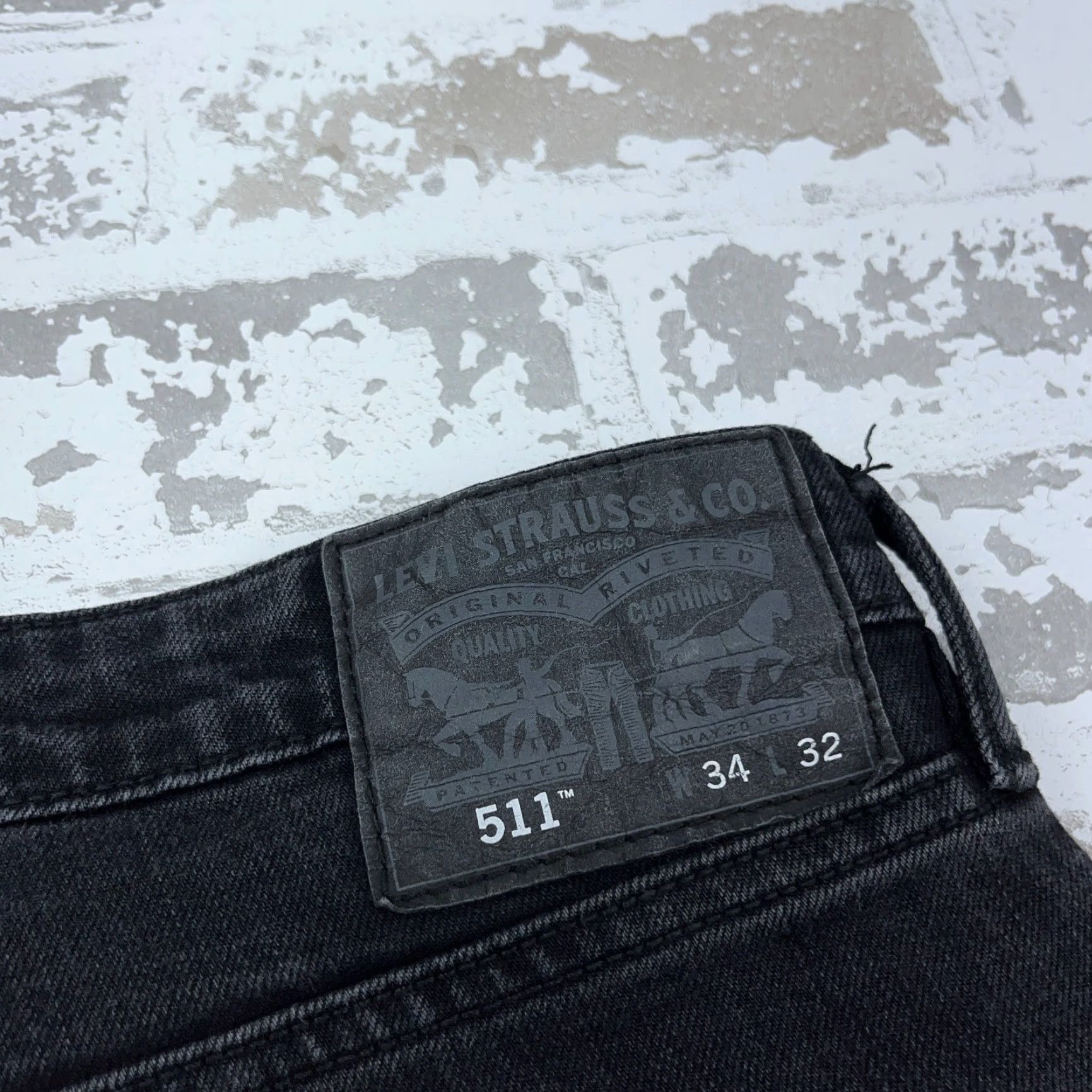 Levi's Levi's Levi's 511 Jeans Men 34x32 Slim Fit Straight Black Wash Denim Pants Skater Logo 5-Pocket Mens Regular 34in Inseam Jeans Pants Size US 34 / EU 50 - 3 Thumbnail