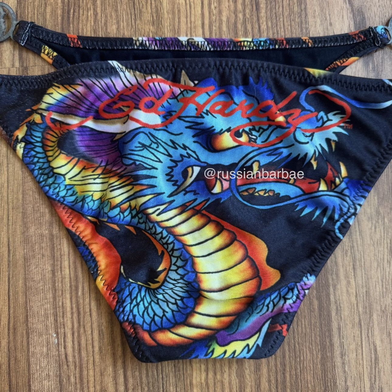 レア ed hardy エドハーディ ビキニ 水着 y2k 平成 ED HARDY Vintage
