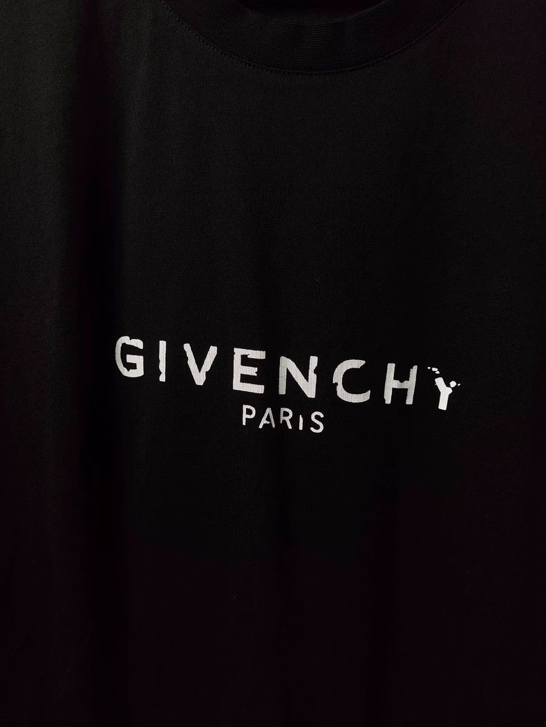 Givenchy Givenchy Distressed Black Crew Neck Hooded Sweatshirt, Siz Size US L / EU 52-54 / 3 - 4 Thumbnail