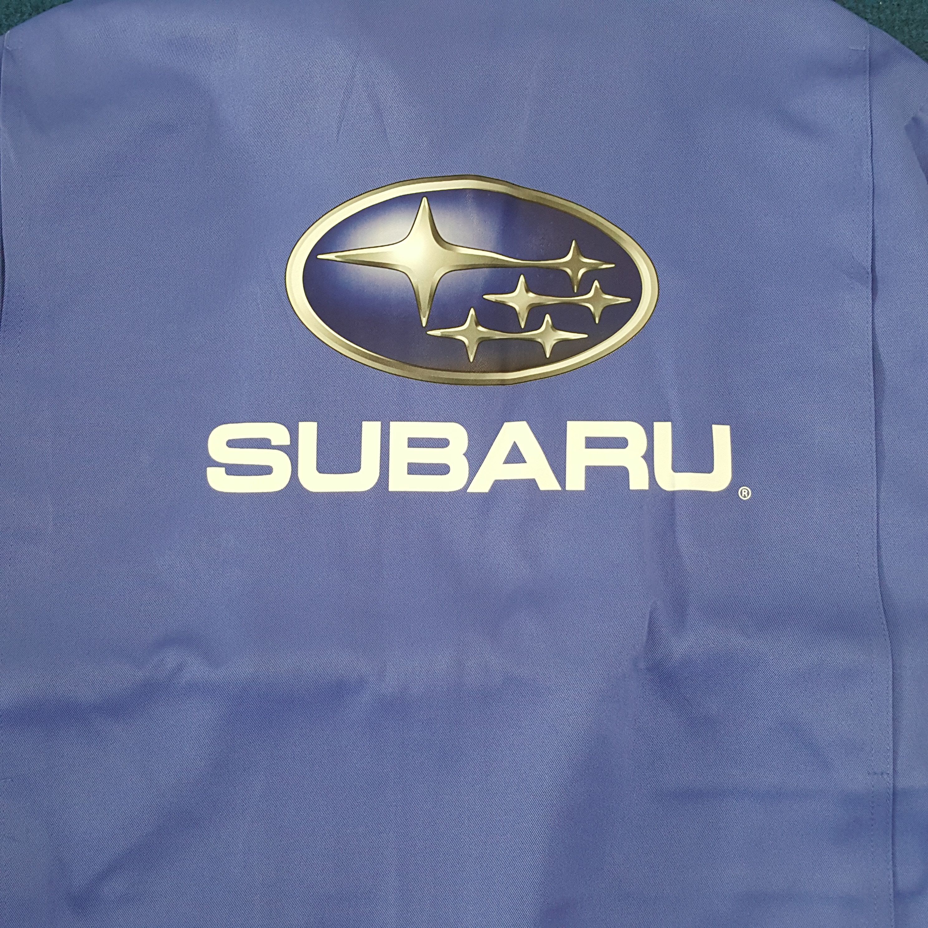 Japanese Brand × Vintage Vintage SUBARU Japanese Motorsports Racing Team Jacket Size US L / EU 52-54 / 3 - 2 Thumbnail