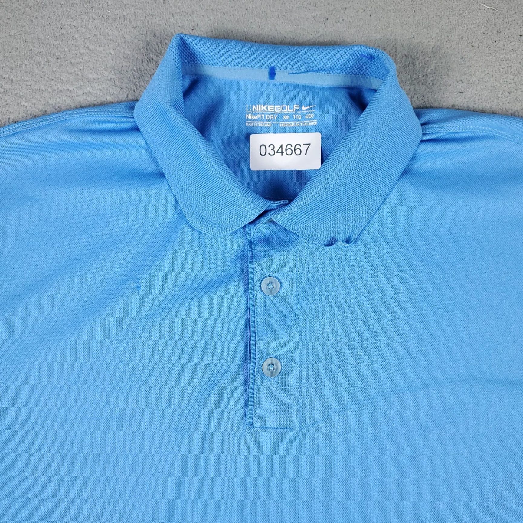 Nike Nike Polo Shirt Mens Size 2XL Blue Dri Fit Golf Casual Short Sleeve STAINED Size US XXL / EU 58 / 5 - 2 Thumbnail