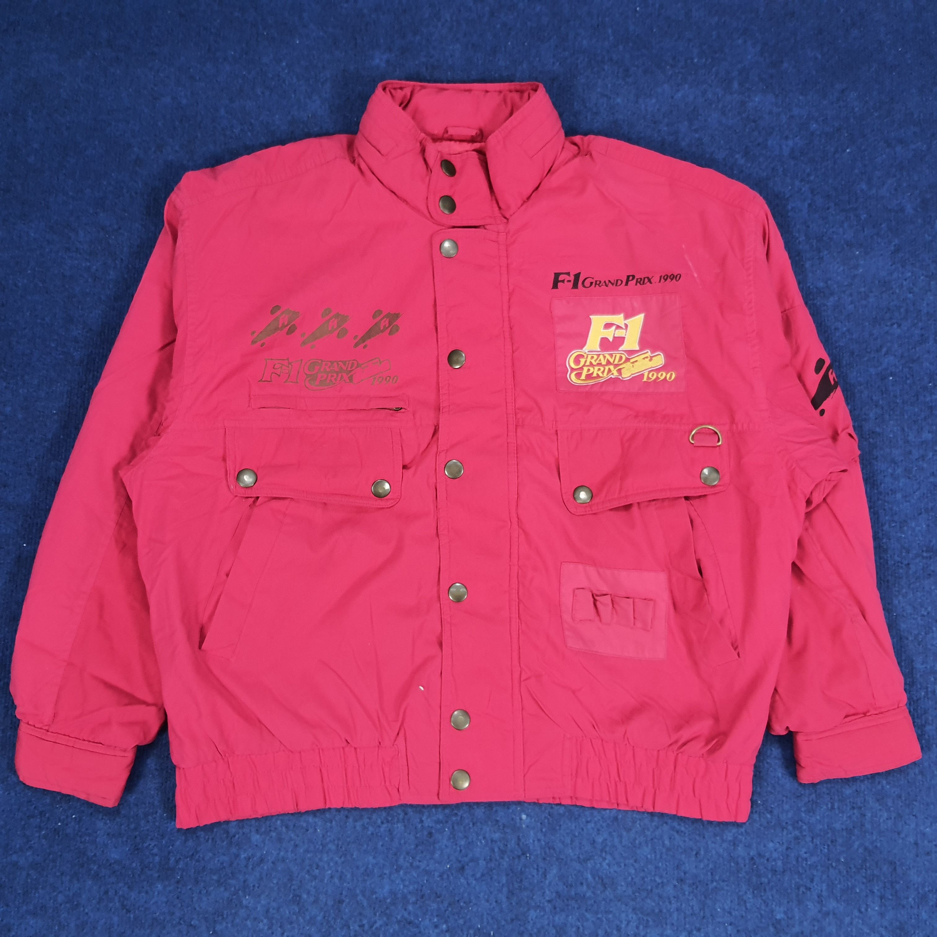Japanese Brand × Vintage Vintage F-1 Grand Prix 1990 Motorsports Jacket Size US XL / EU 56 / 4 - 1 Thumbnail