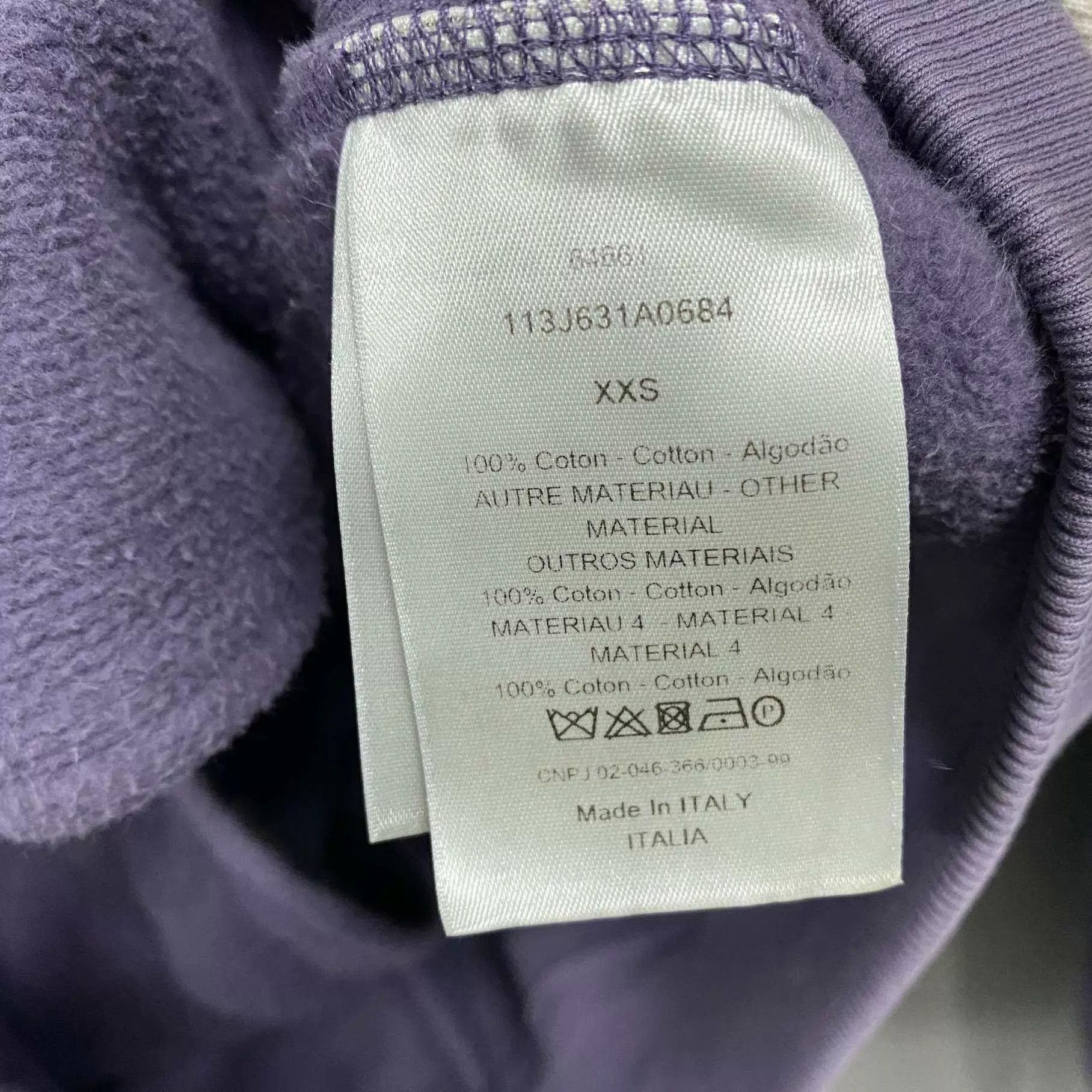 Dior Dior all-over print towel hoodie women's XXS Size XXS / US 00 / IT 34 - 5 Thumbnail