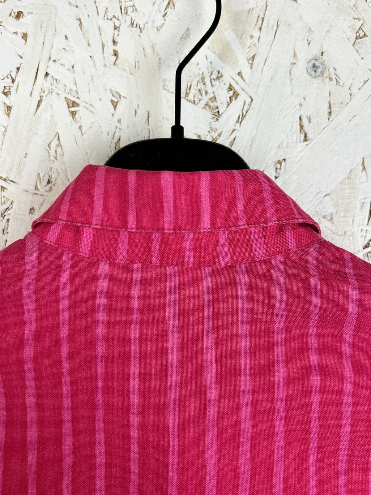 Marimekko Marimekko Jokapoika Metal Button Striped Shirt Pink Size XS Size XS / US 0-2 / IT 36-38 - 6 Thumbnail