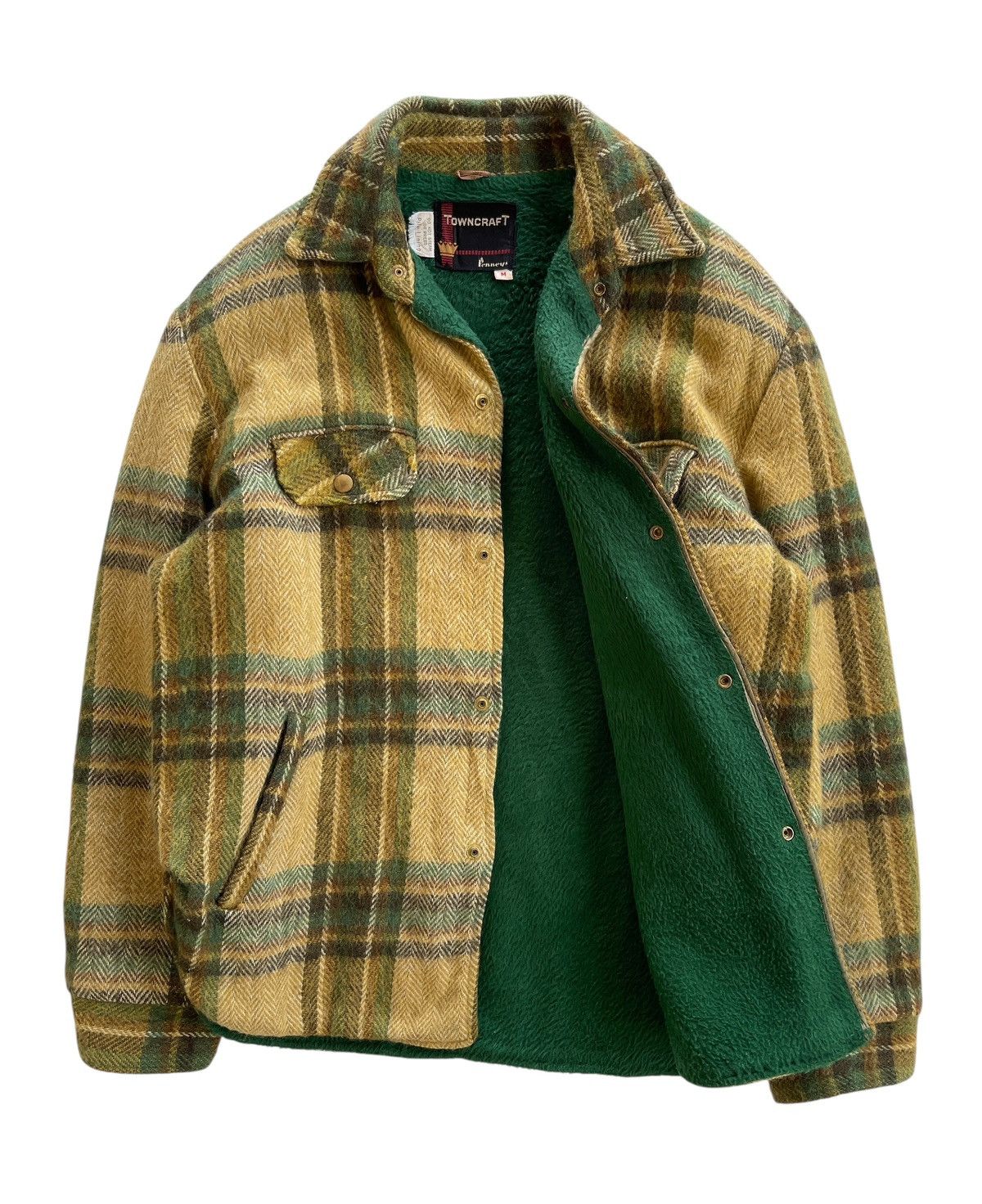 JCPenney 1960s Towncraft Tartan Wool Blend Jacket Size US M / EU 48-50 / 2 - 3 Thumbnail