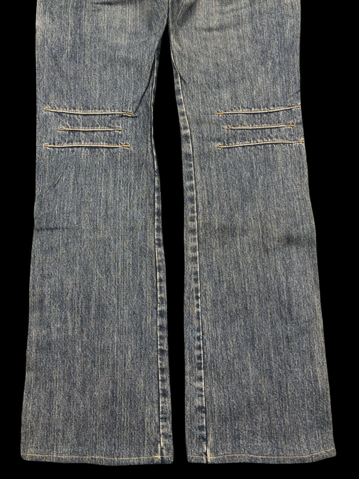 Japanese Brand 💥SUPER FLARE💥EDGE RUPERT Multipocket Flare Punk Jeans F701 Size US 29 - 13 Thumbnail