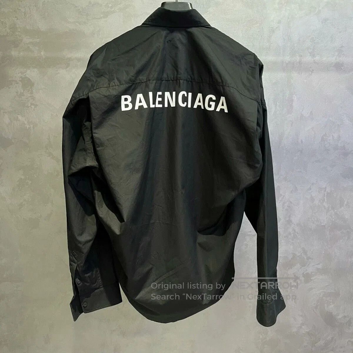 Balenciaga Balenciaga Black Point Collar Long Sleeve Shirt. Size US XS / EU 42 / 0 - 2 Thumbnail